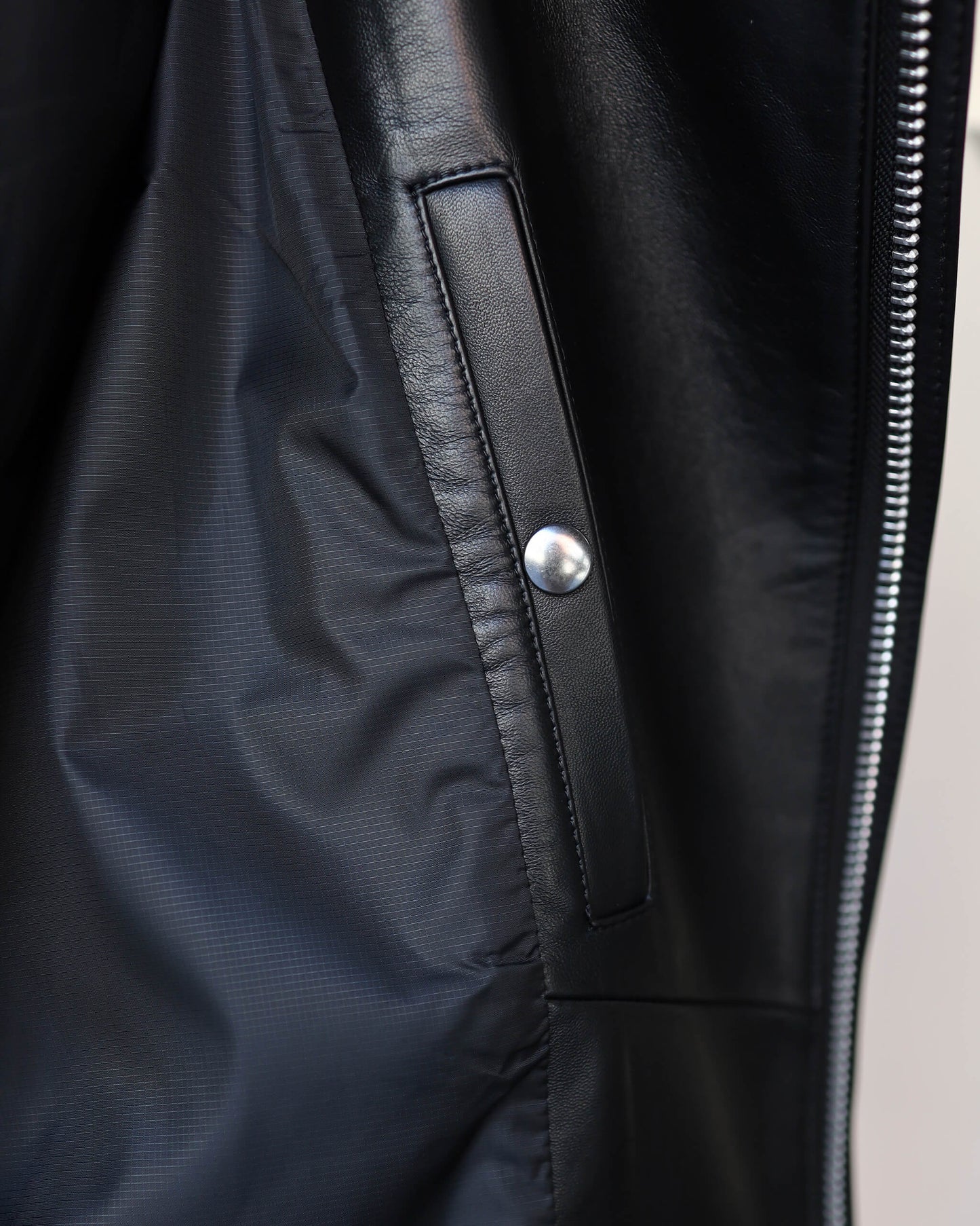 LEATHER MK3 JACKET "Bk"