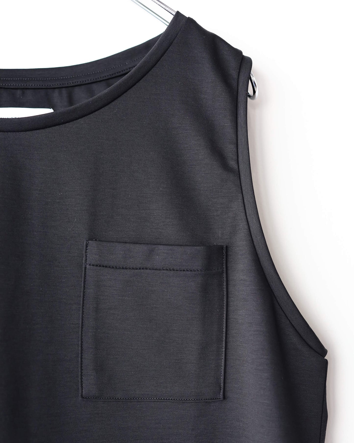 EXTRA FINE TANK TOP "BLACK"