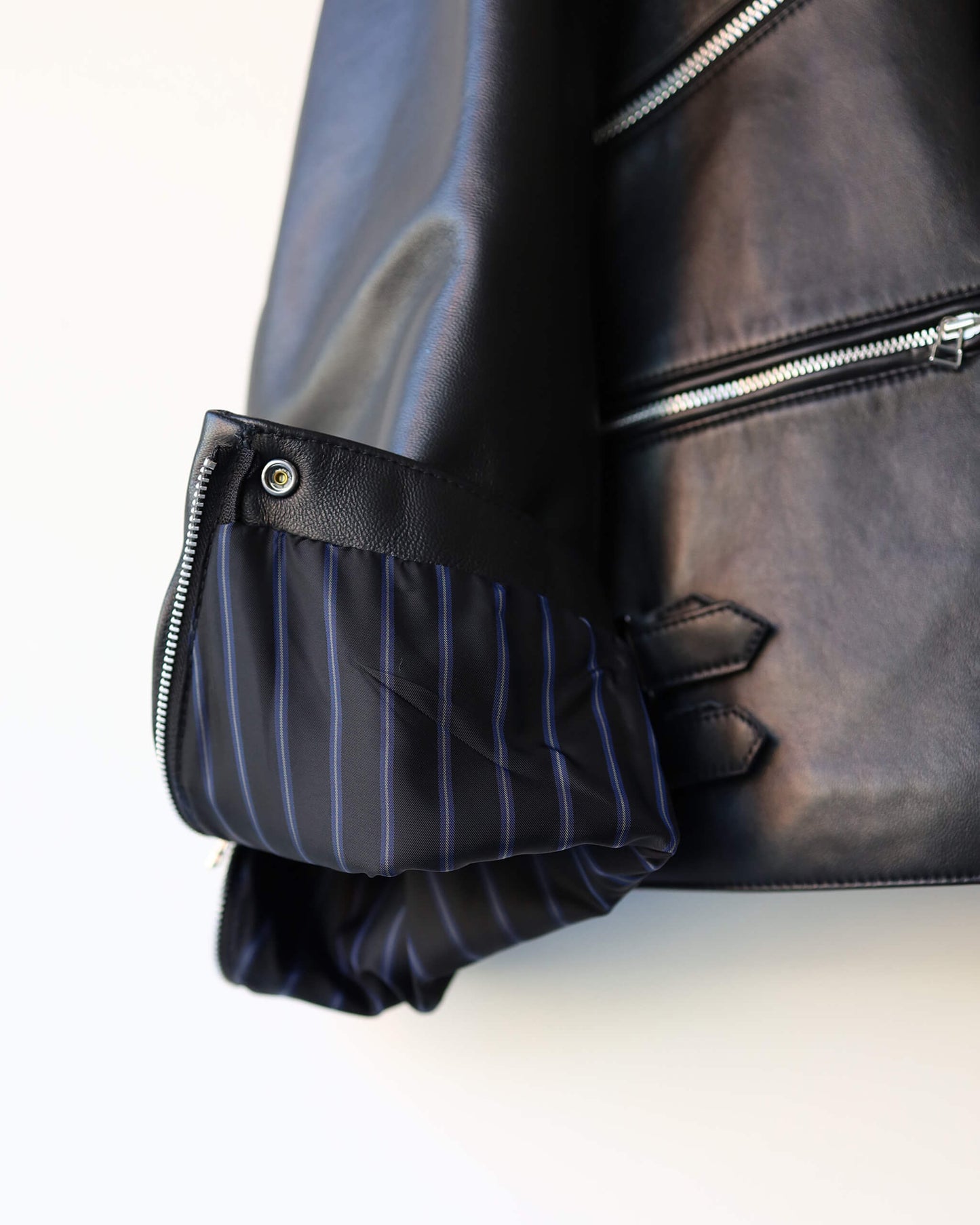 LEATHER MK3 JACKET "Bk"