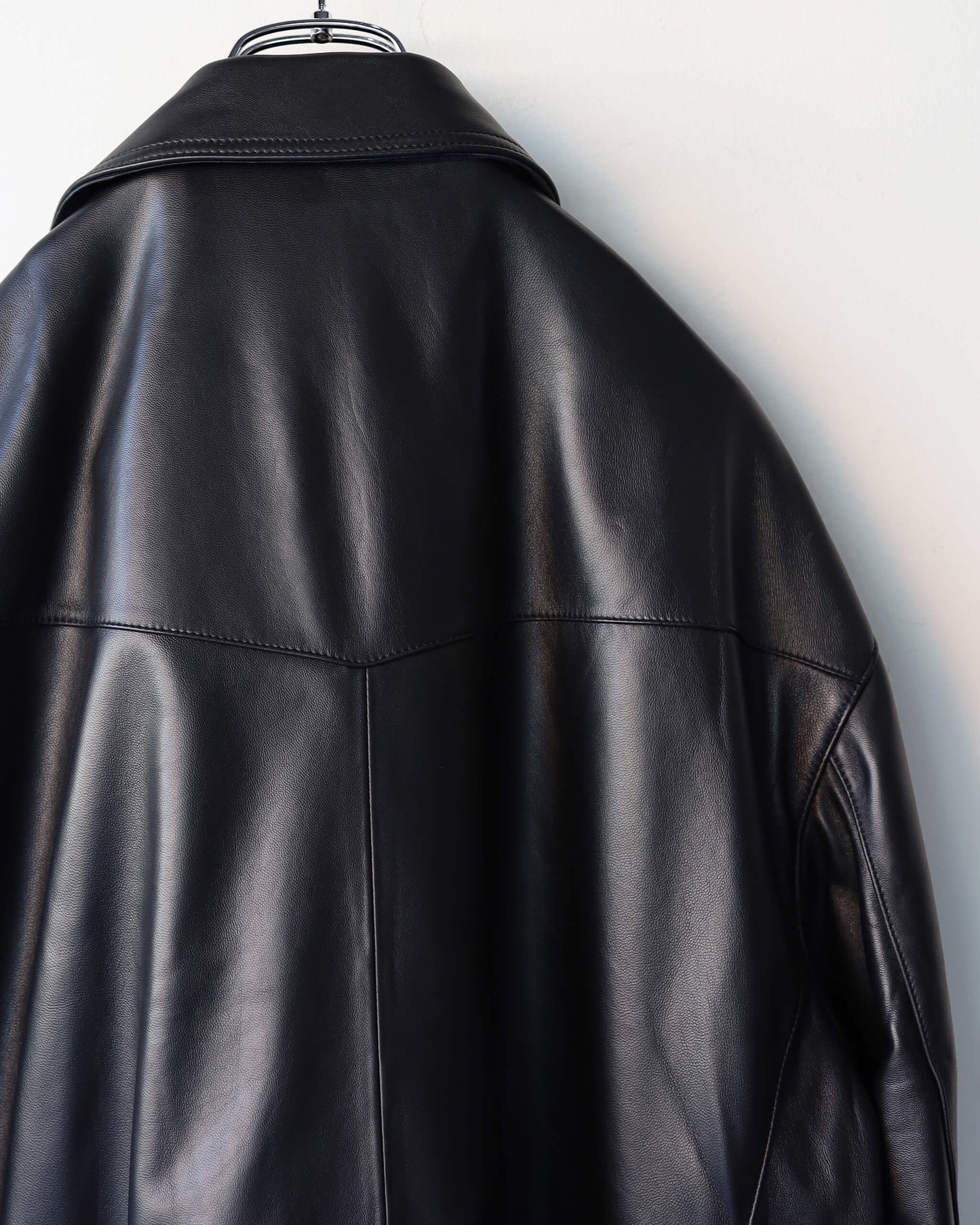 LEATHER MK3 JACKET "Bk"