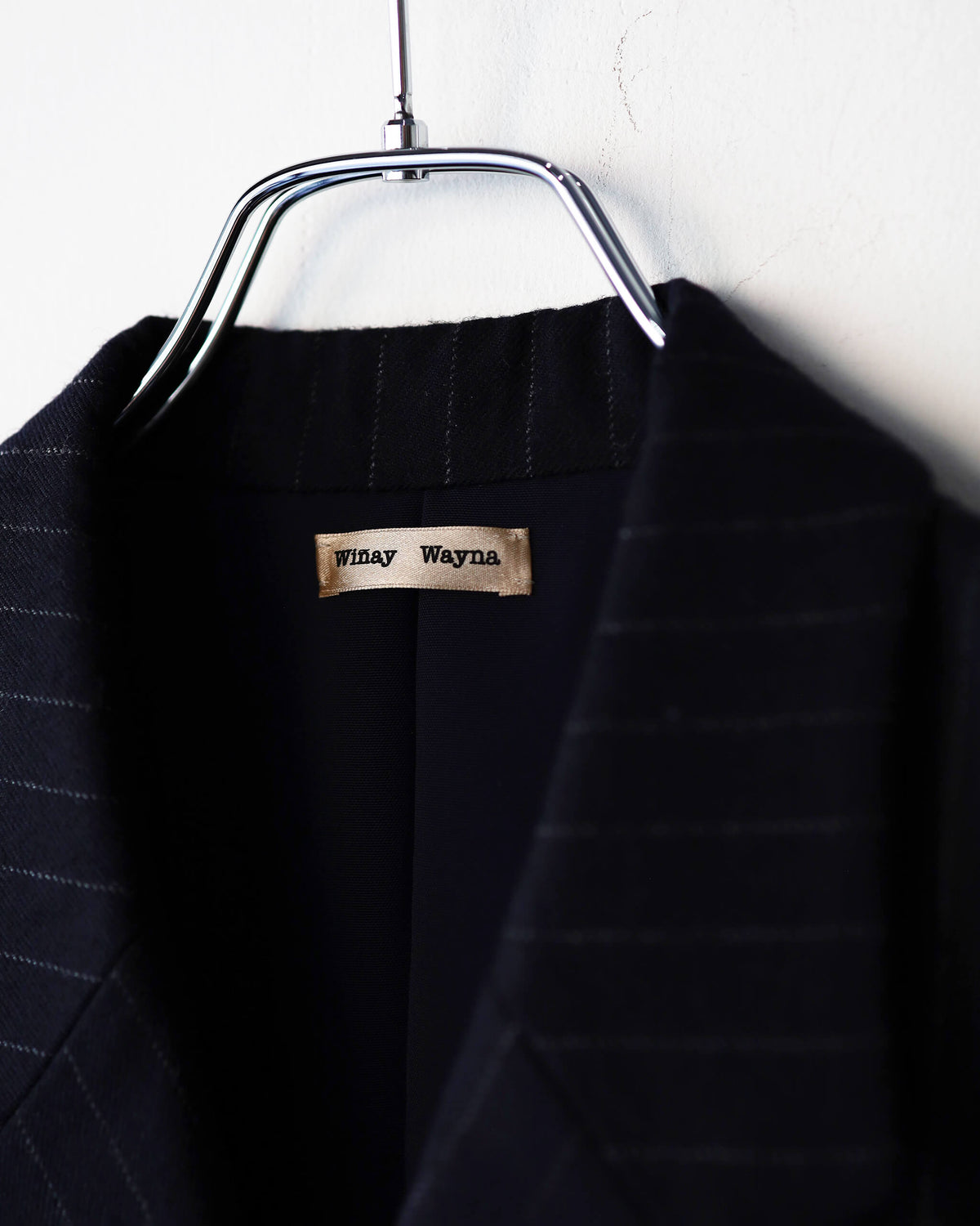 Pencil Stripe 3B Tailored "NAVY/GRAY"