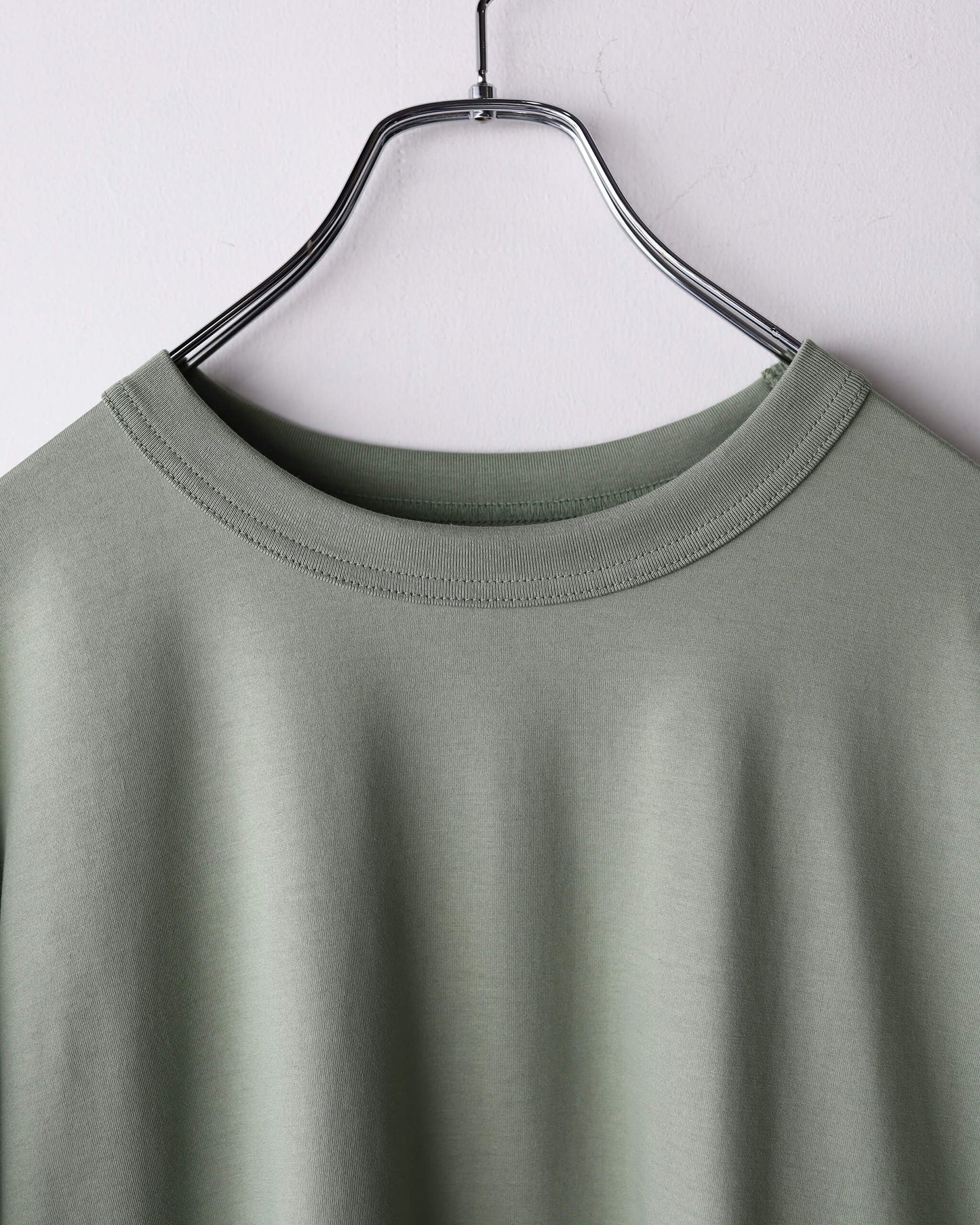 COMFORT FIT Tee GIZA 80/3 KNIT "SAGE"