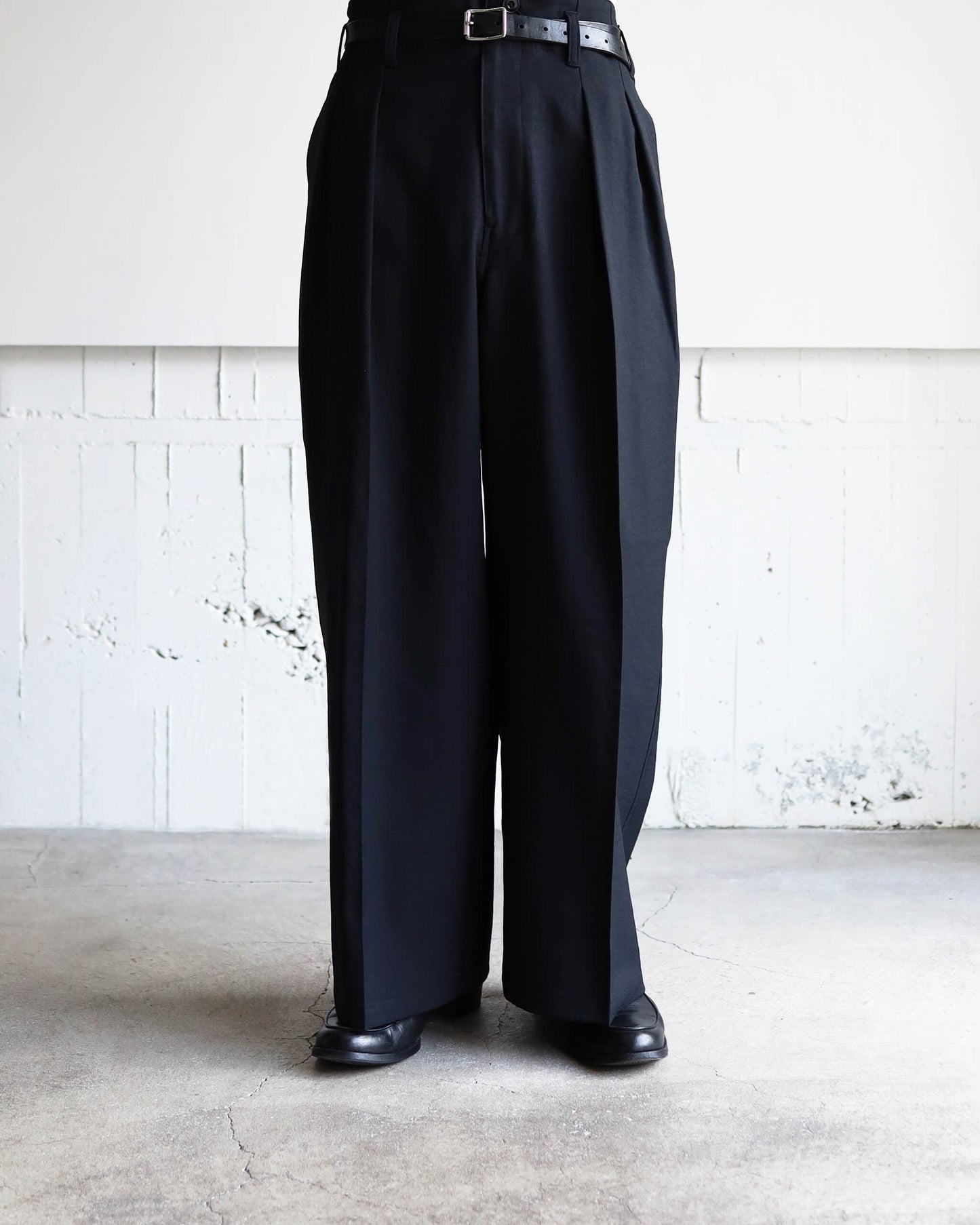 dokan wide slacks "kuro"