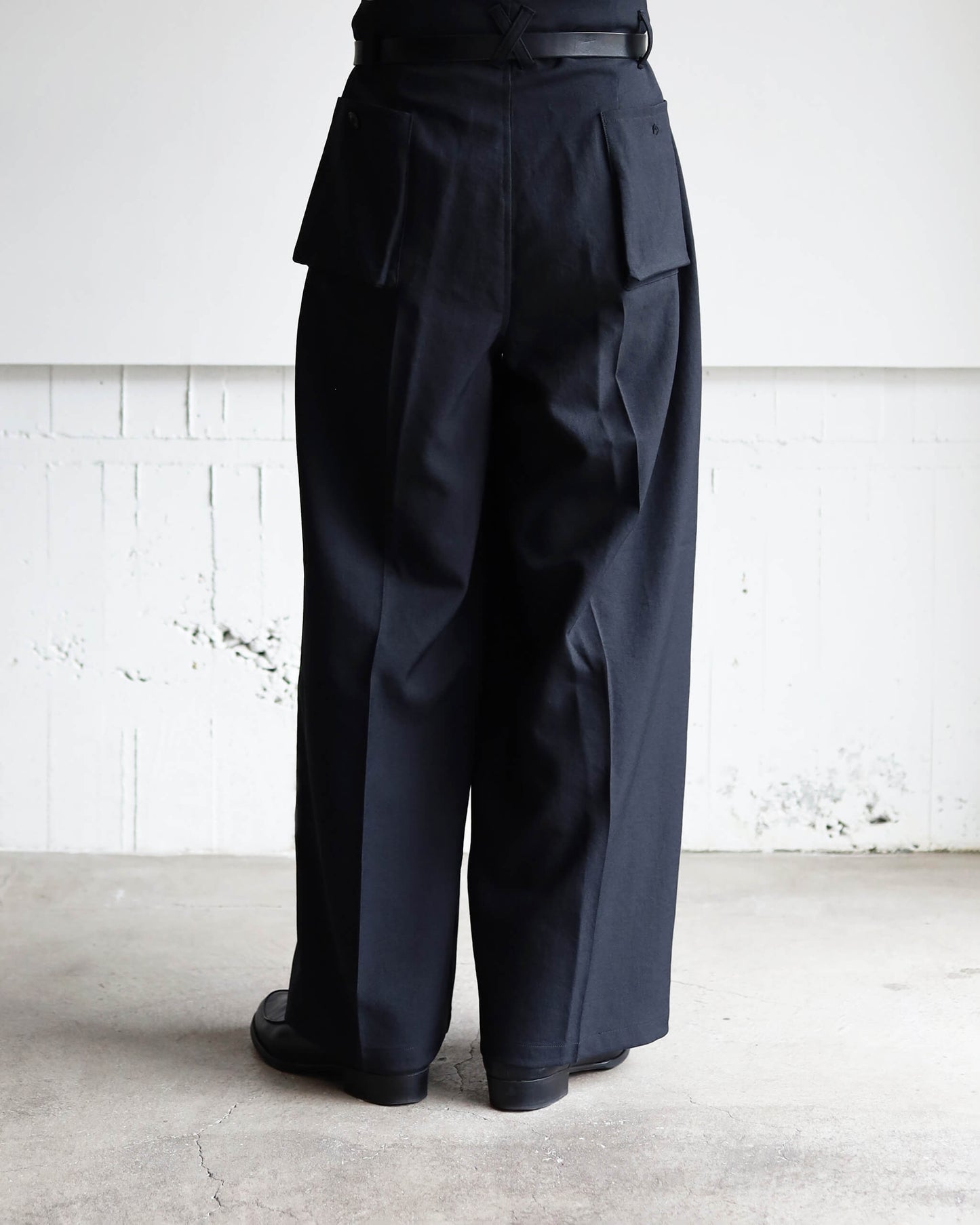dokan wide slacks "kuro"