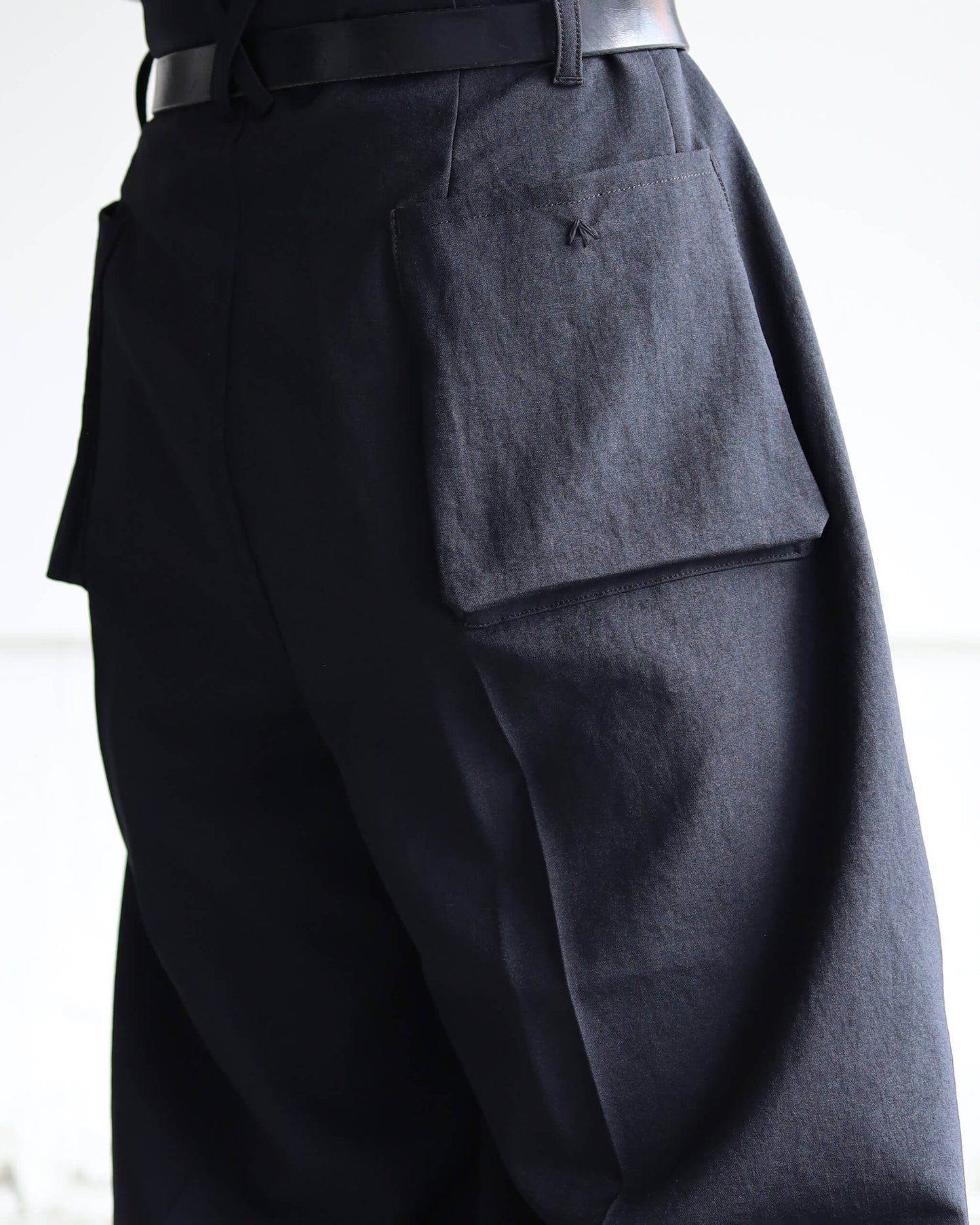dokan wide slacks "kuro"