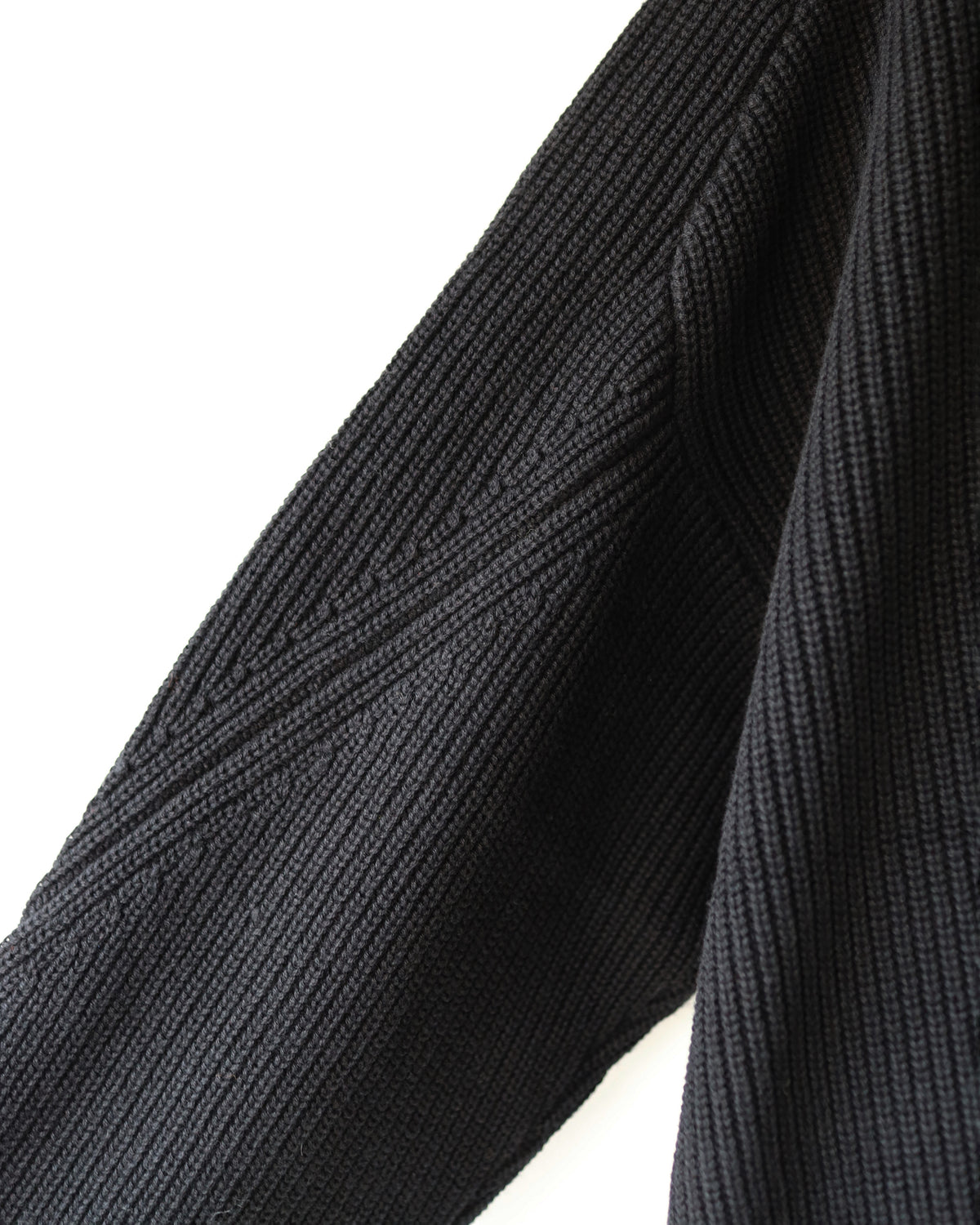 KNIT BLOUSON "BLACK"