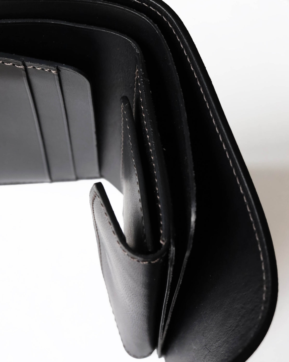 Flap Wallet - Italian Horse "Black"