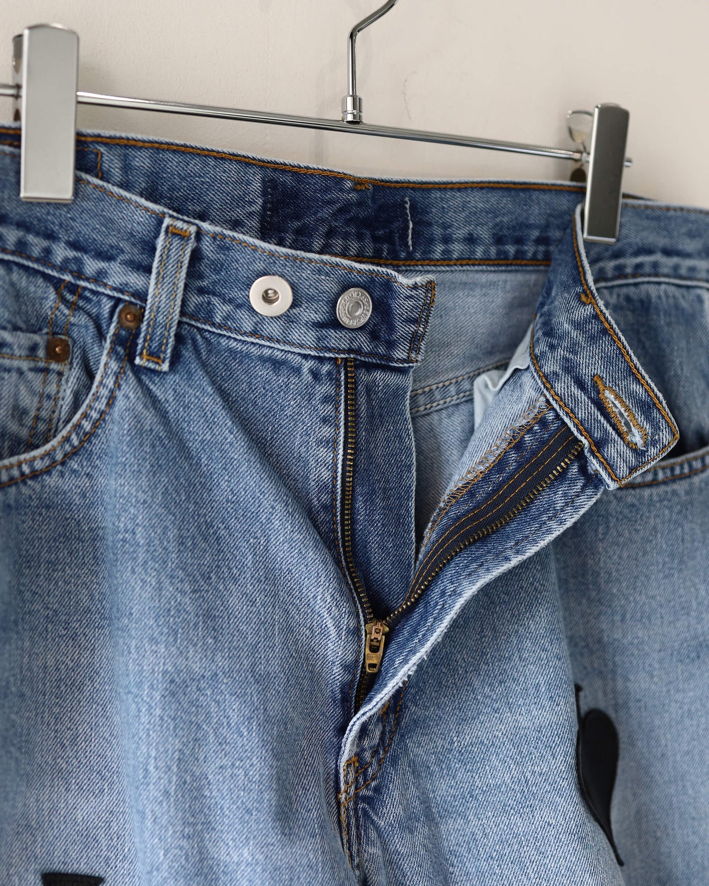 SPADE PATCH BUGGY REMAKE DENIM "BLUE"