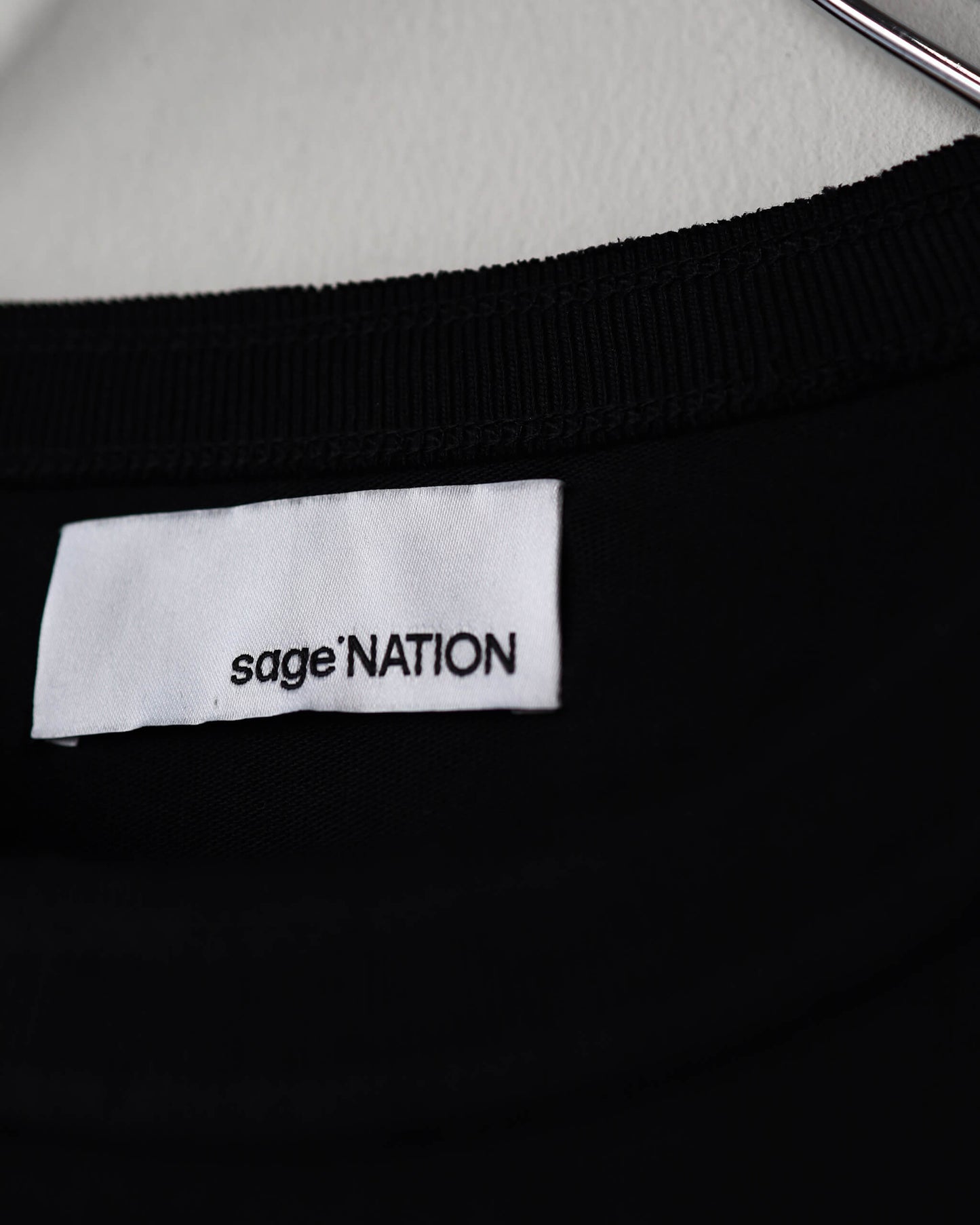 LS LOCK TEE "BLACK"