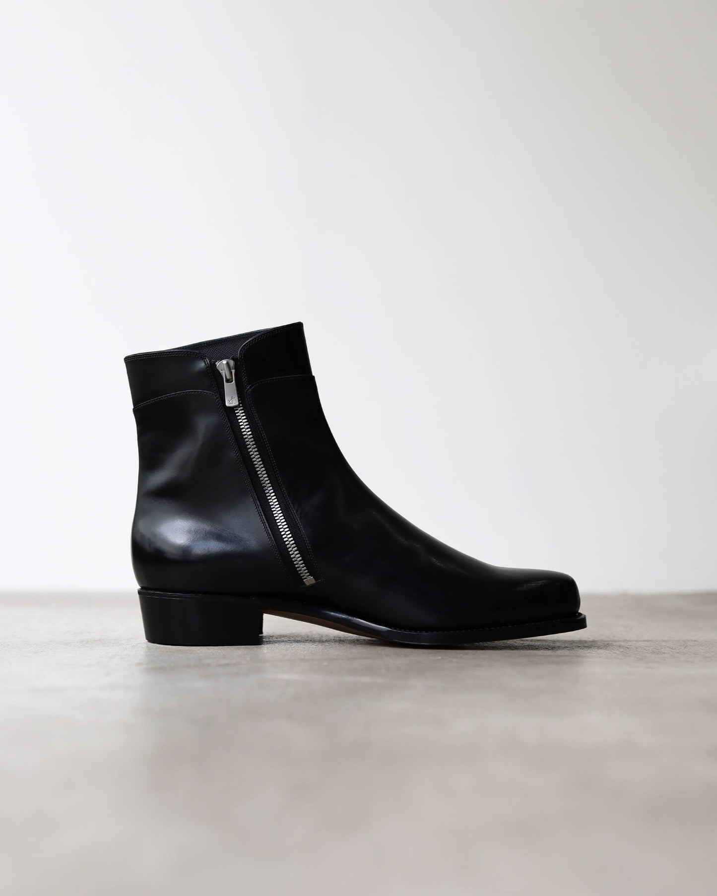 Side Zip Boots - Italian Calf "BLK"