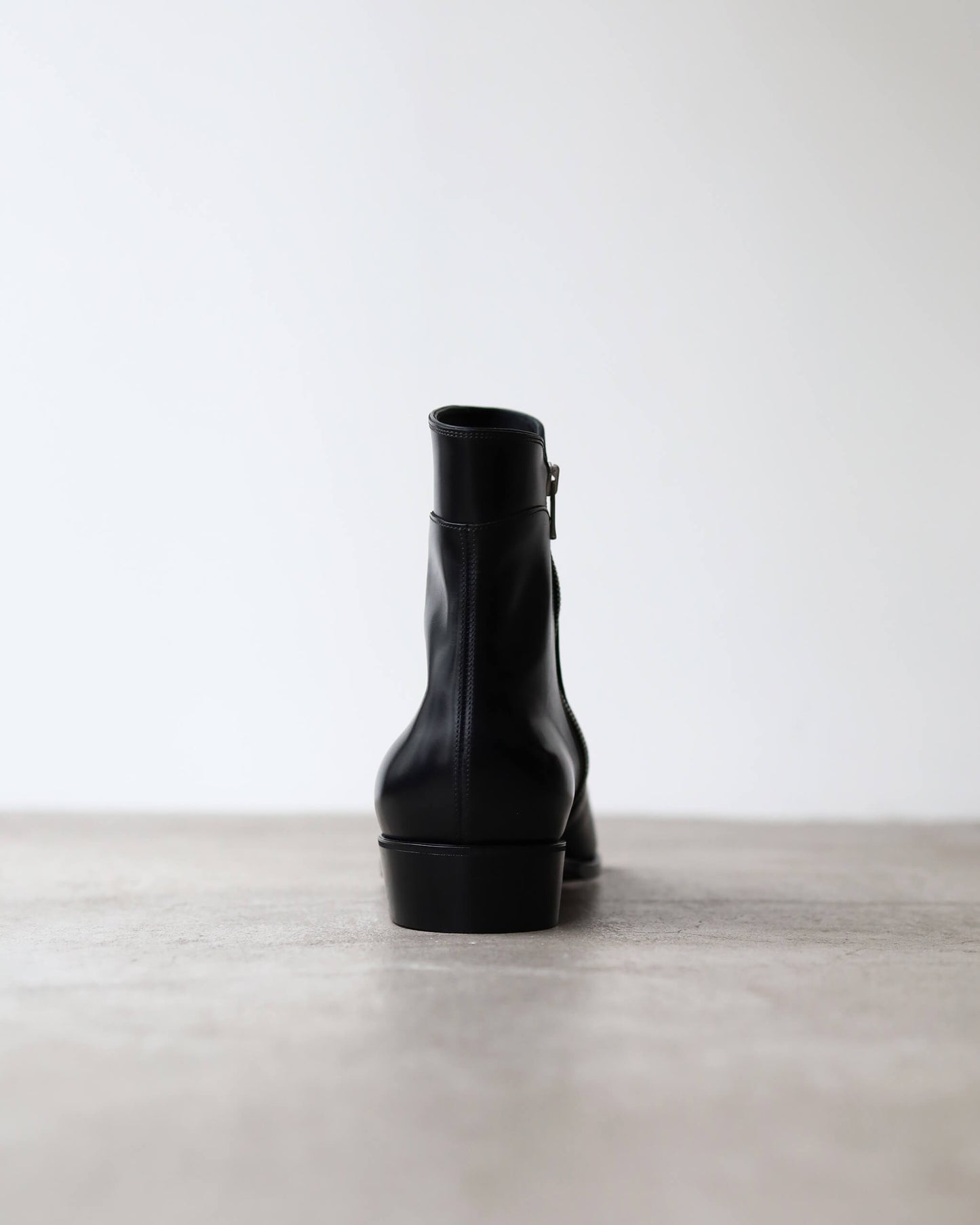Side Zip Boots - Italian Calf "BLK"