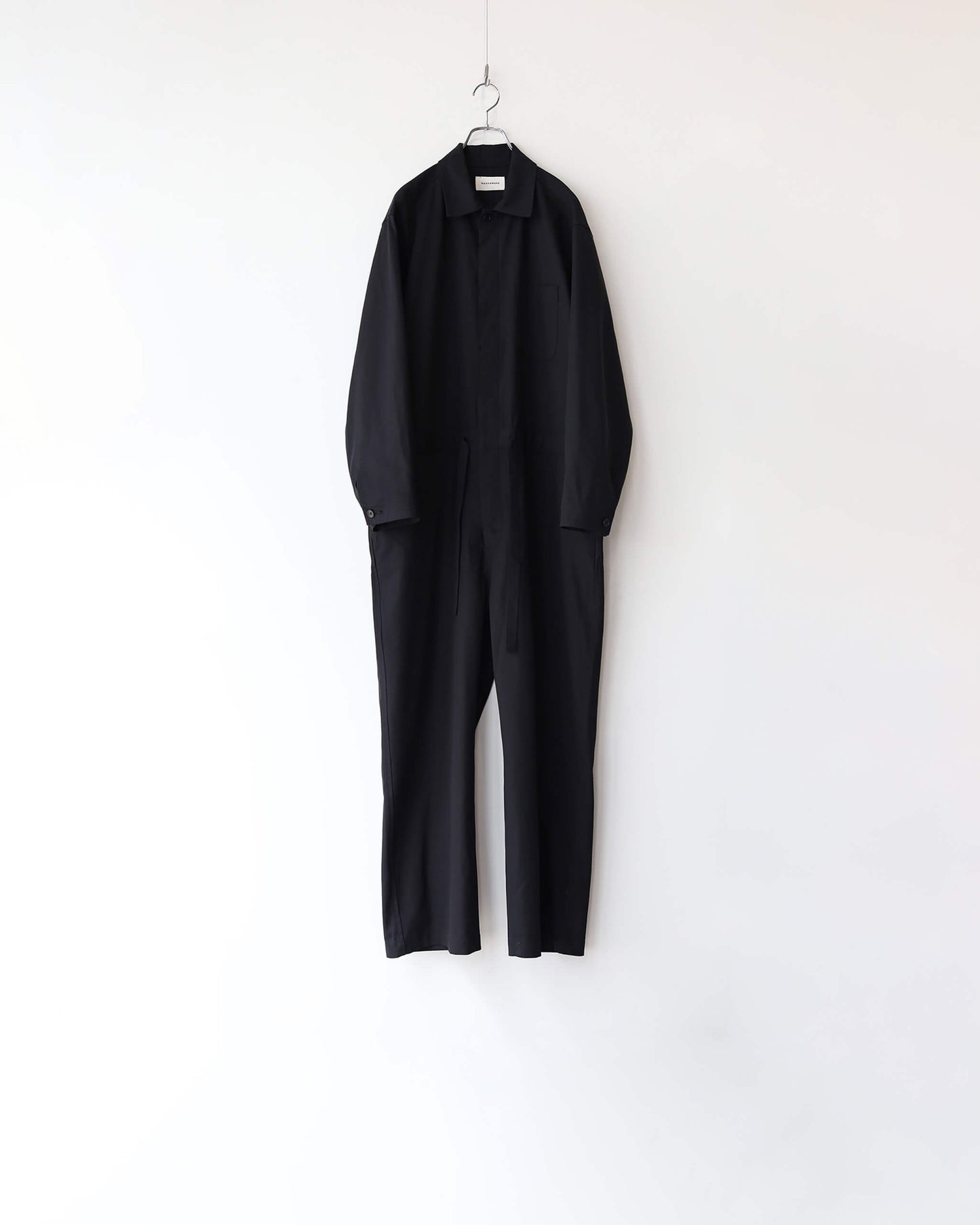 ALL IN ONE ORGANIC COTTON VOILE YARN TWILL "BLACK"
