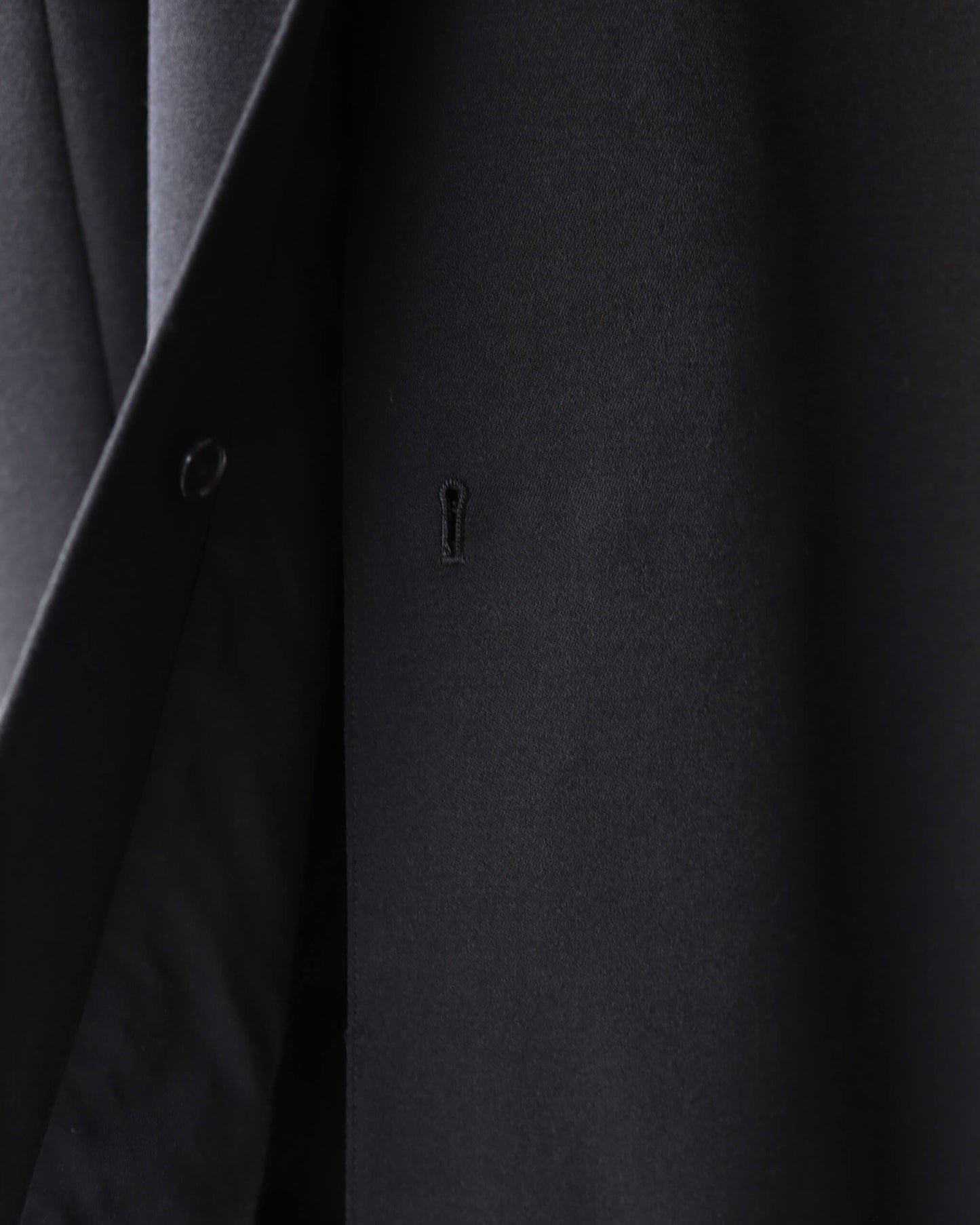 HUNTER COAT POLWARTH TUXEDO CLOTH "BLACK"