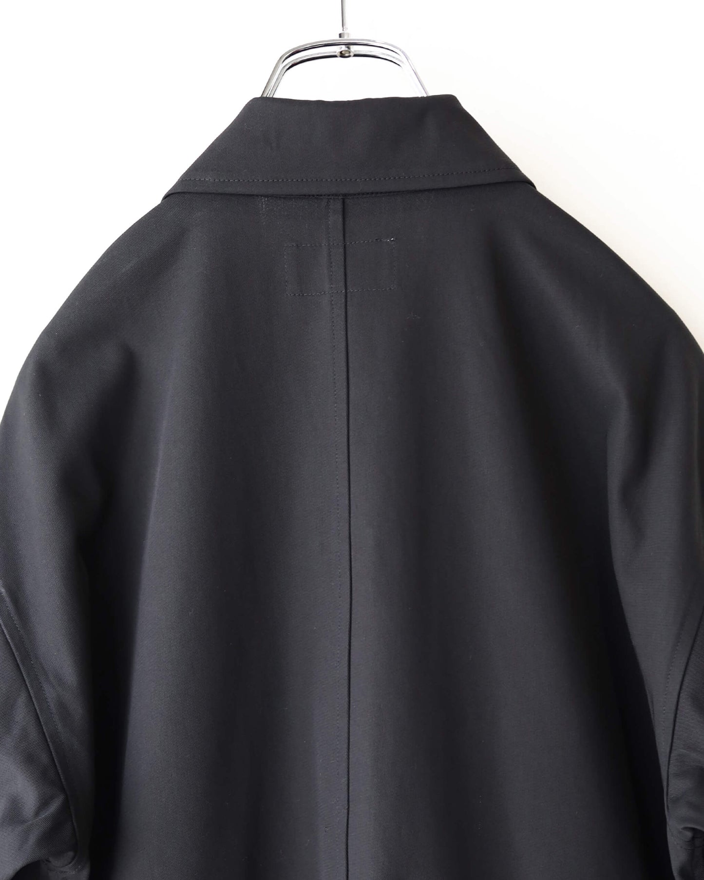 ALL IN ONE ORGANIC COTTON VOILE YARN TWILL "BLACK"