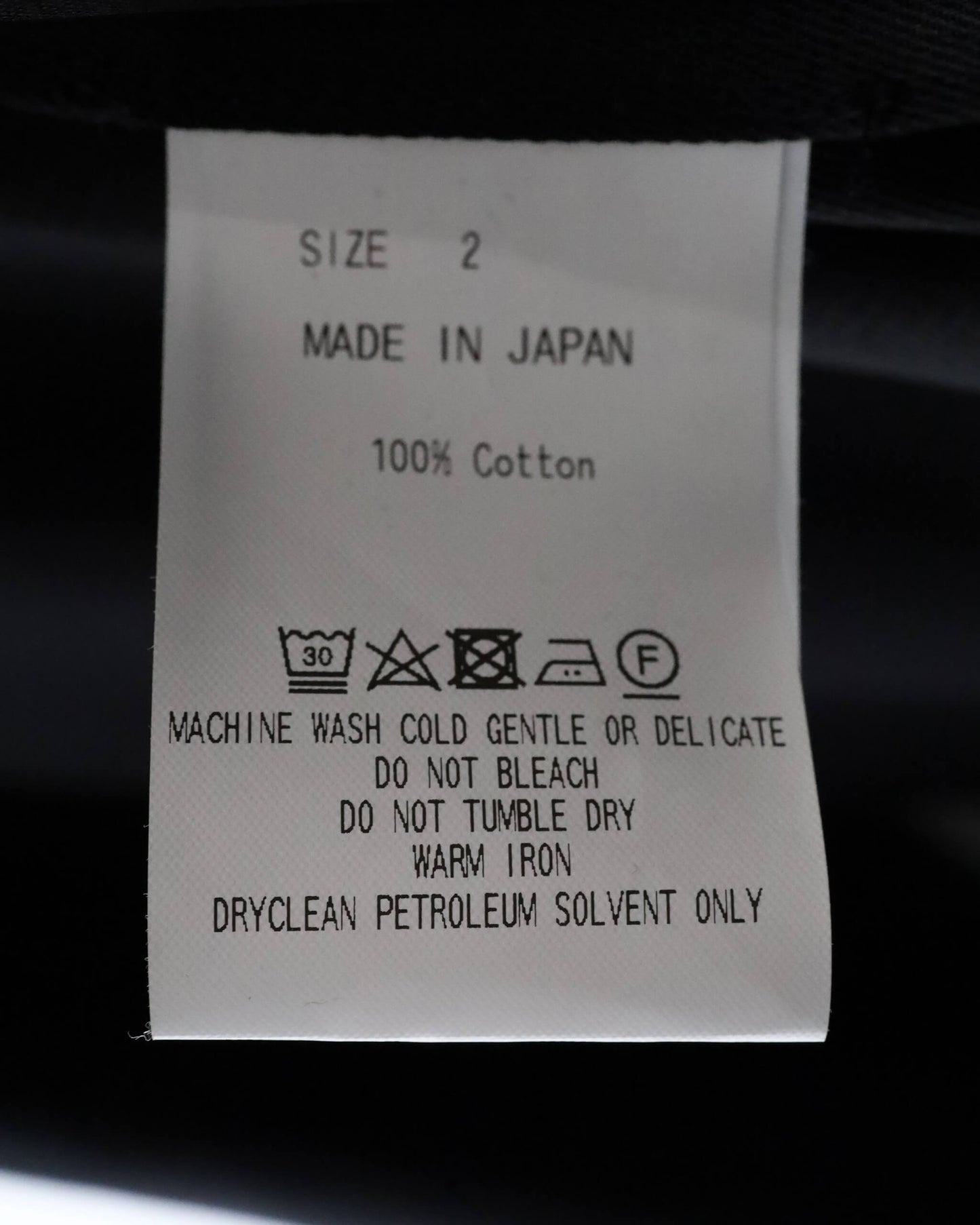 ALL IN ONE ORGANIC COTTON VOILE YARN TWILL "BLACK"
