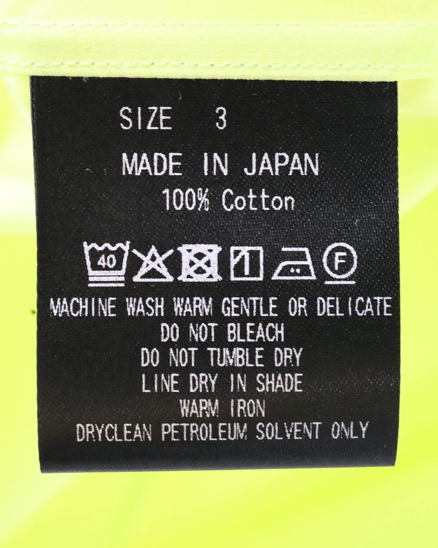 COMFORT FIT SHIRT ORGANIC GIZA TYPEWRITER "LIME"