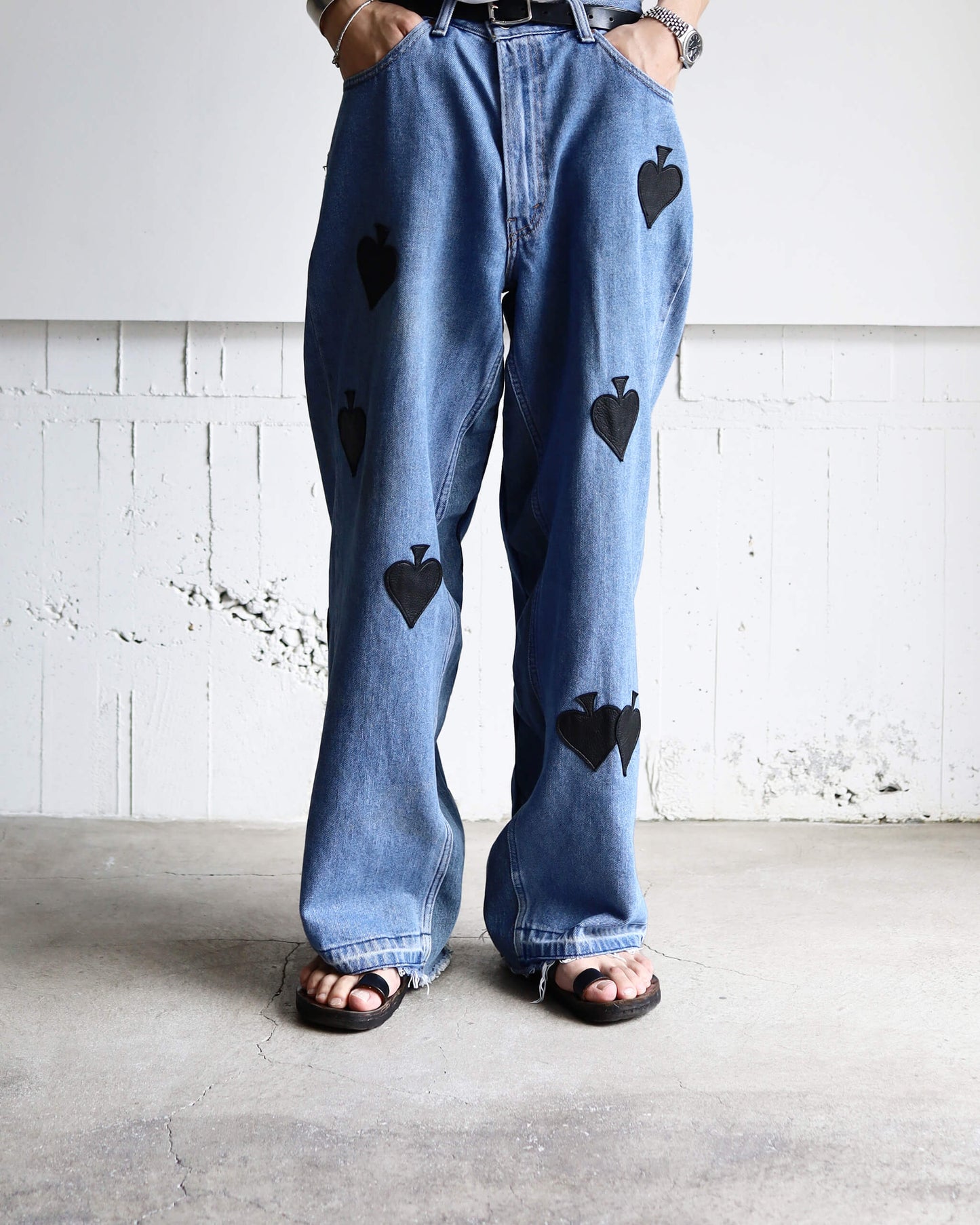 SPADE PATCH BUGGY REMAKE DENIM "BLUE"
