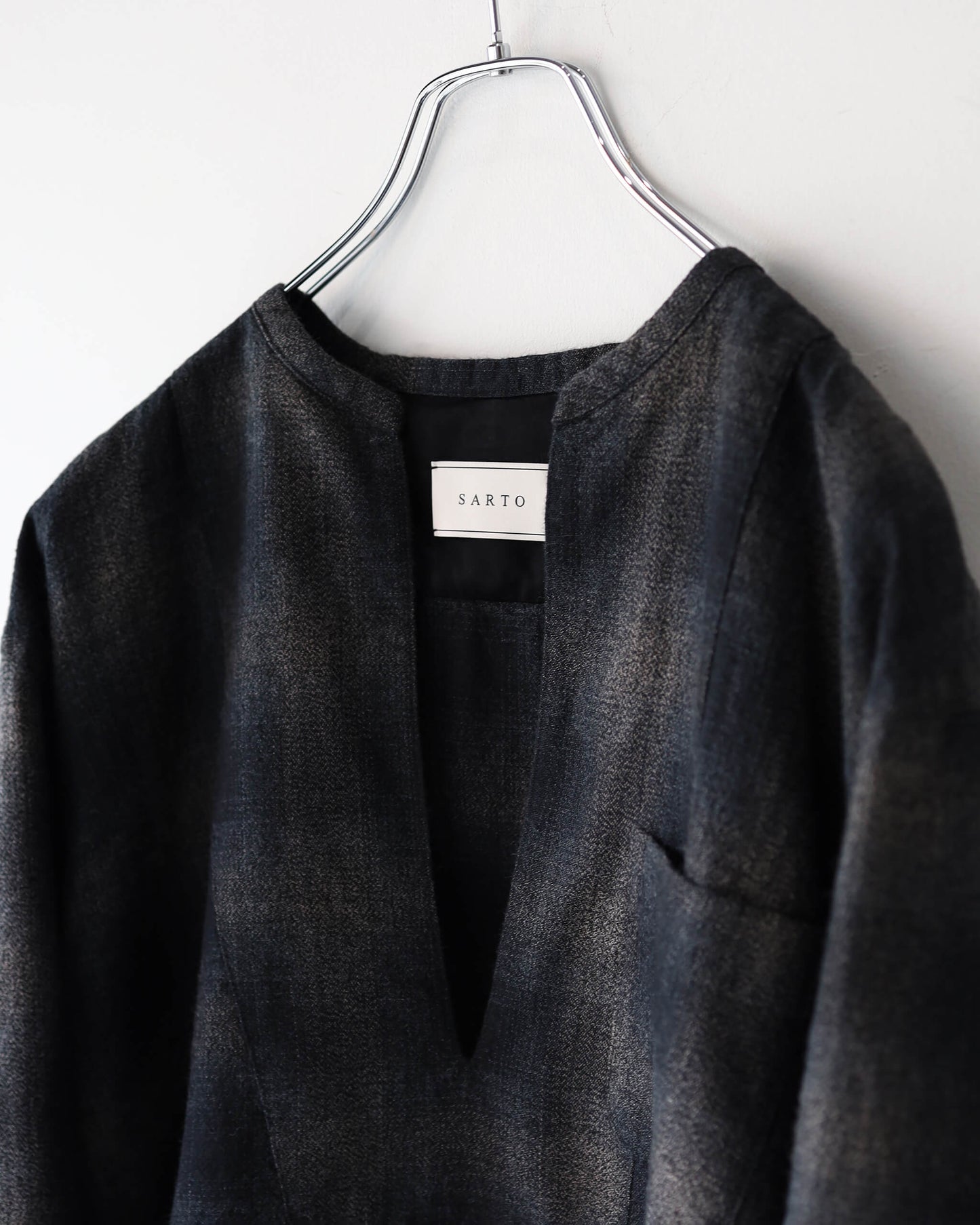 OMBRE CHECK SKIPPER BLOUSE "OMBRE CHECK"