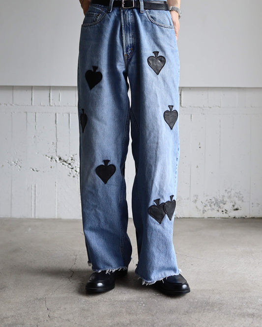 SPADE PATCH BUGGY REMAKE DENIM "BLUE"