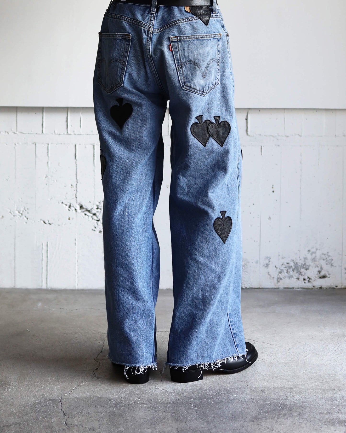 SPADE PATCH BUGGY REMAKE DENIM "BLUE"