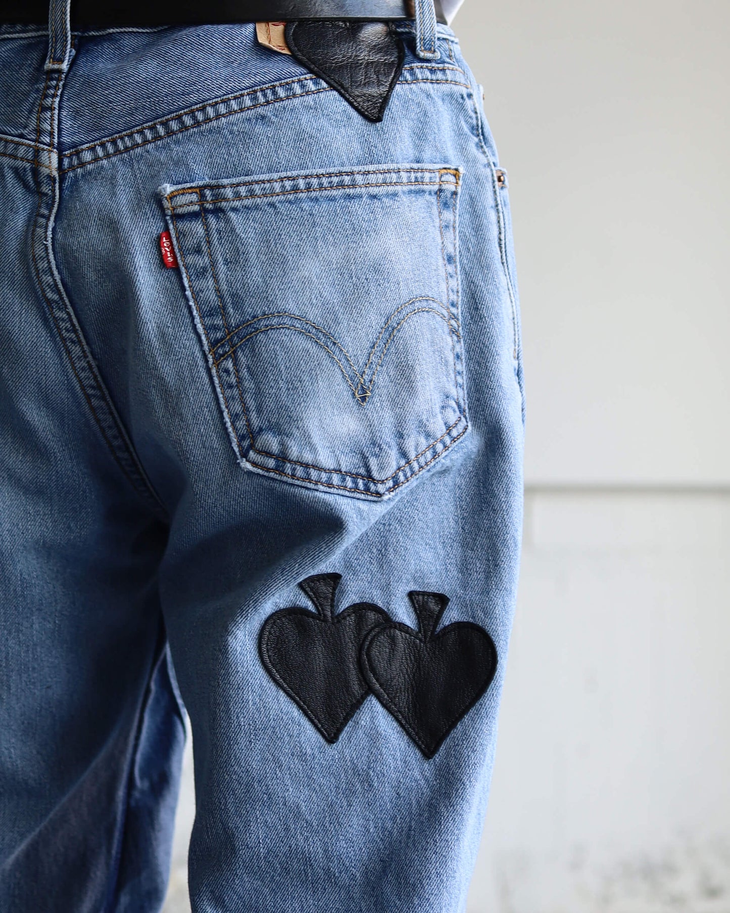 SPADE PATCH BUGGY REMAKE DENIM "BLUE"