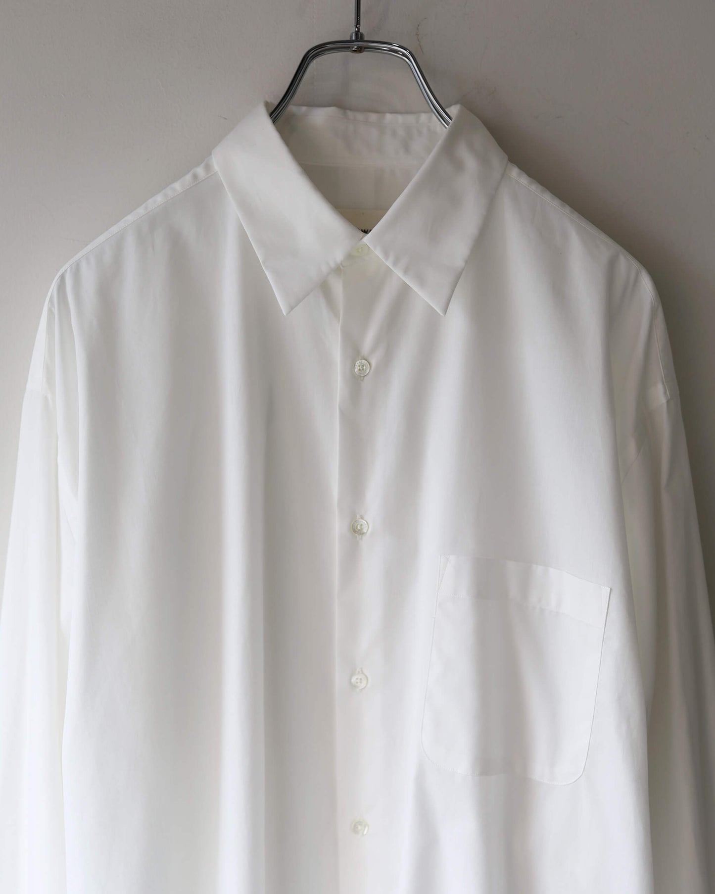 COMFORT FIT SHIRT PERUVIAN PIMA POPLIN "WHITE"