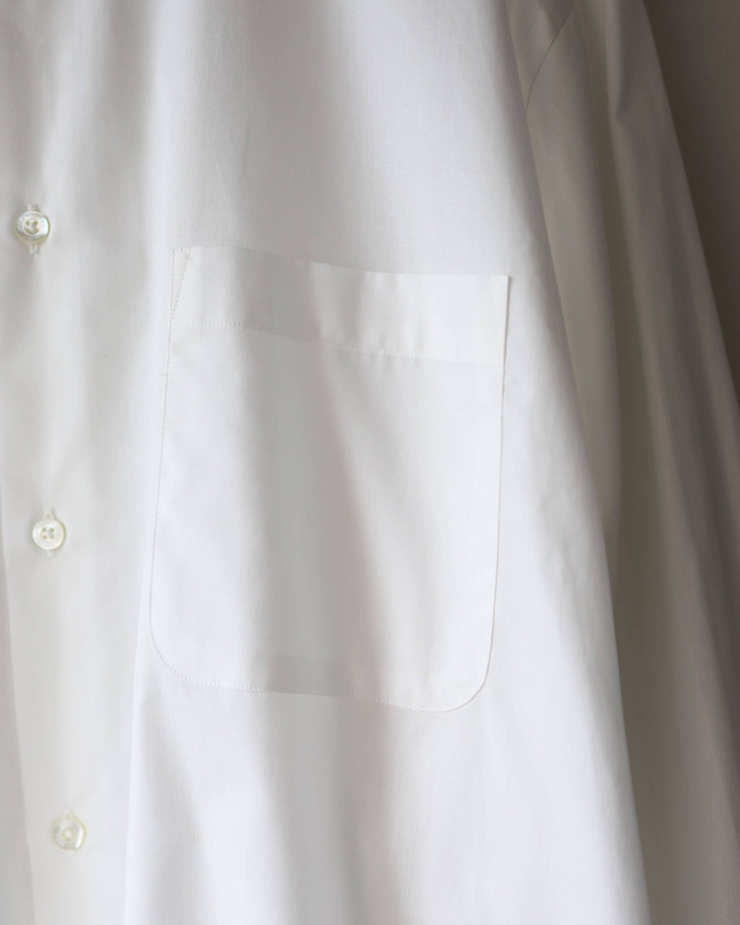 COMFORT FIT SHIRT PERUVIAN PIMA POPLIN "WHITE"