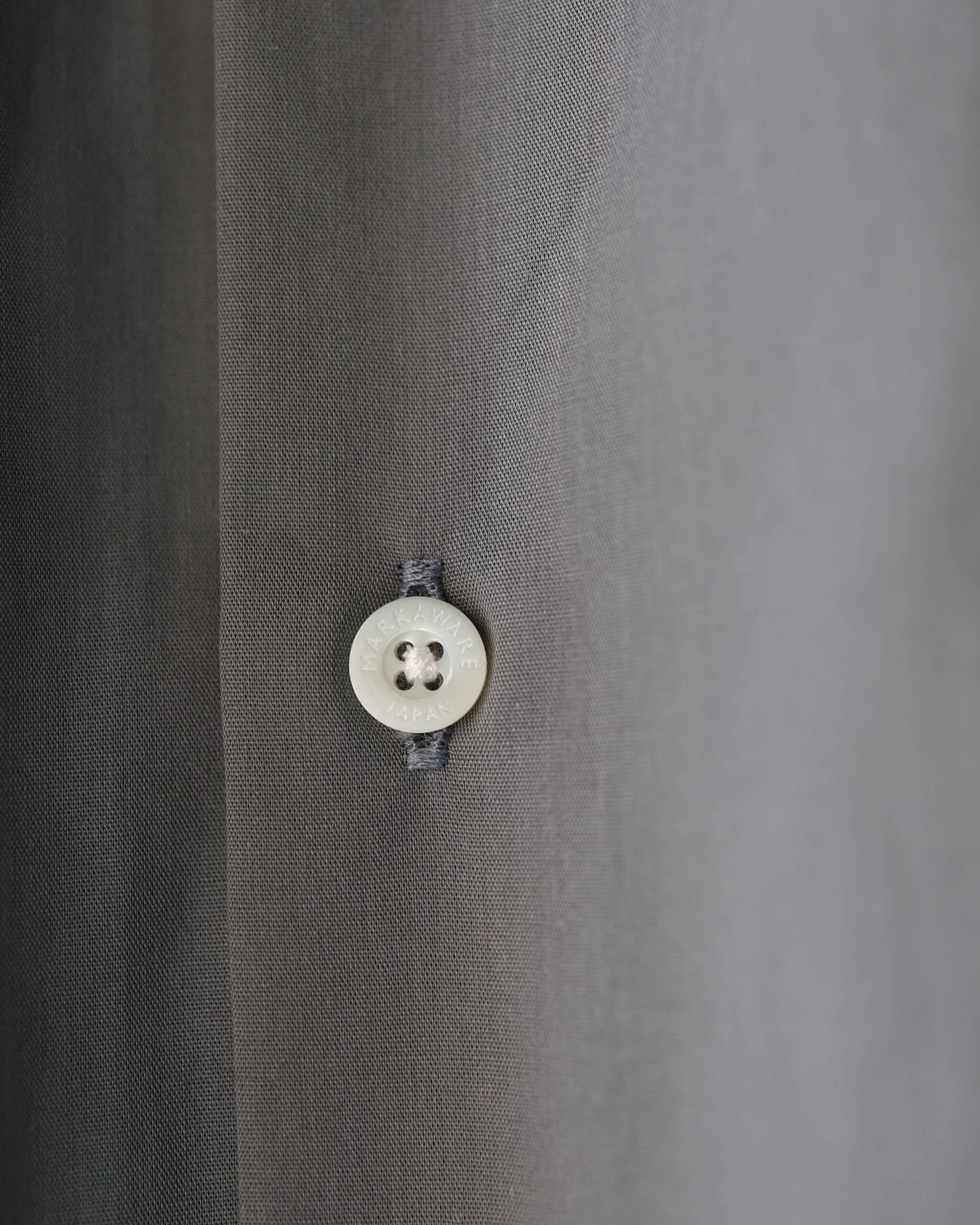 COMFORT FIT SHIRT PERUVIAN PIMA POPLIN "DOLPHIN GRAY"
