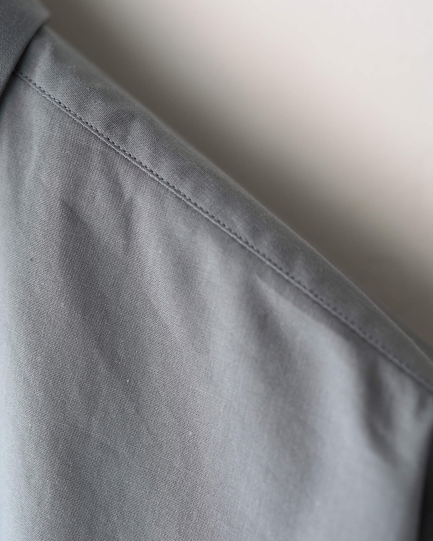 COMFORT FIT SHIRT PERUVIAN PIMA POPLIN "DOLPHIN GRAY"