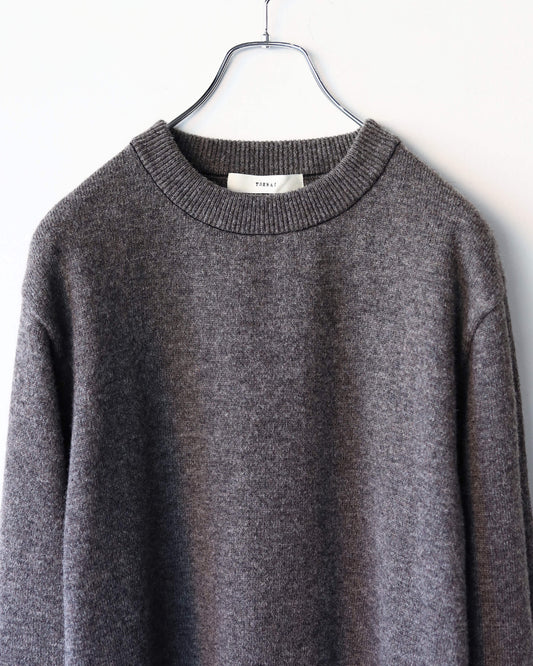 CHUNKY WOOL / KNIT CREW "GREY"