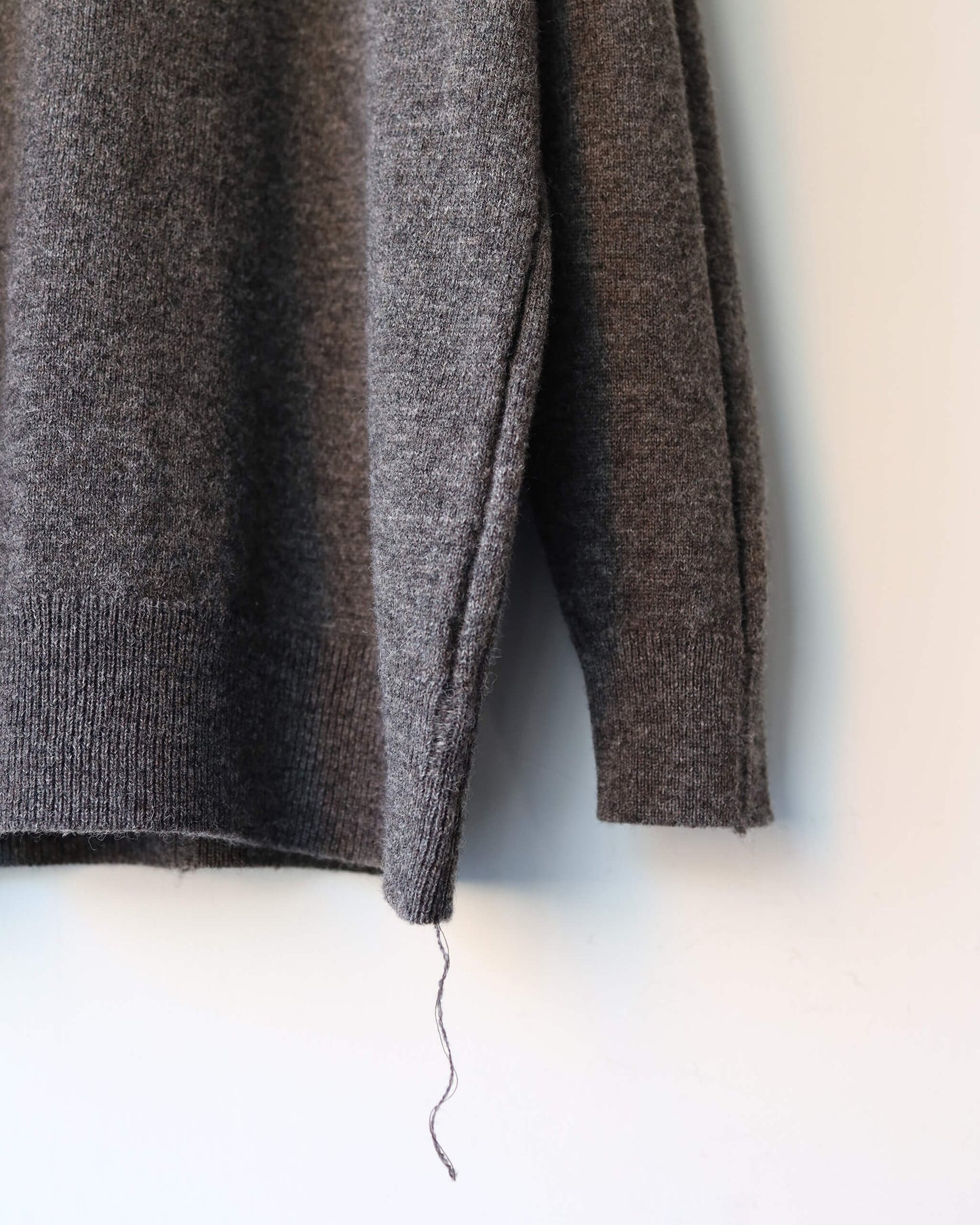 CHUNKY WOOL / KNIT CREW "GREY"