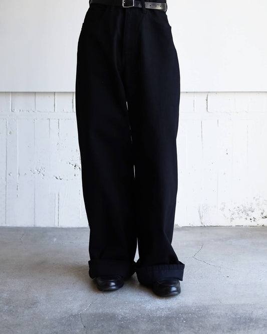 DENIM PANTS (BAGGY) "BLACK"