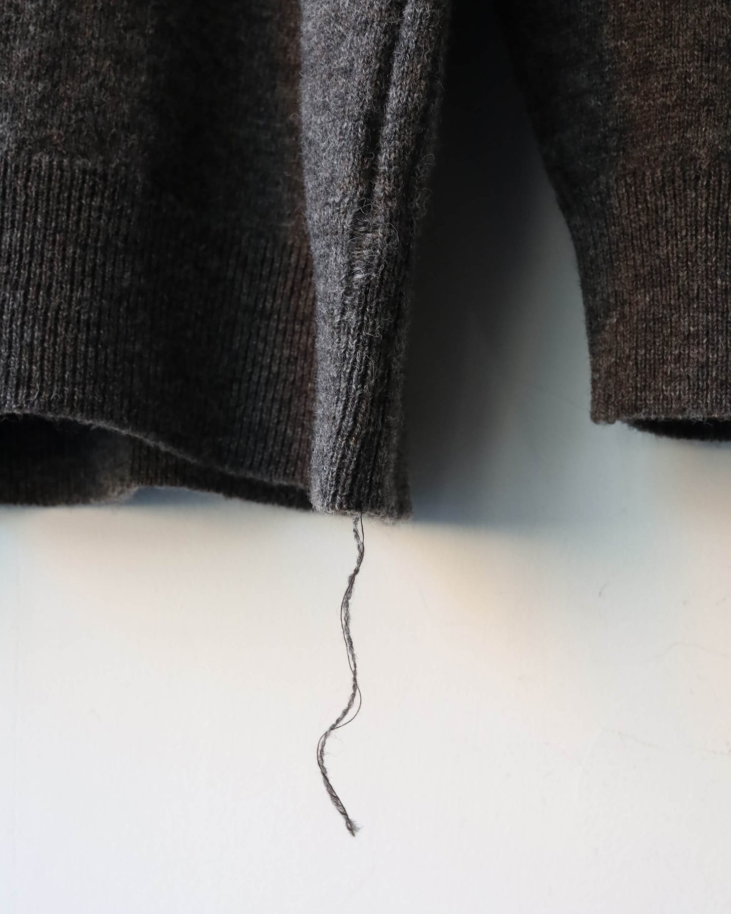 CHUNKY WOOL / KNIT CREW "GREY"