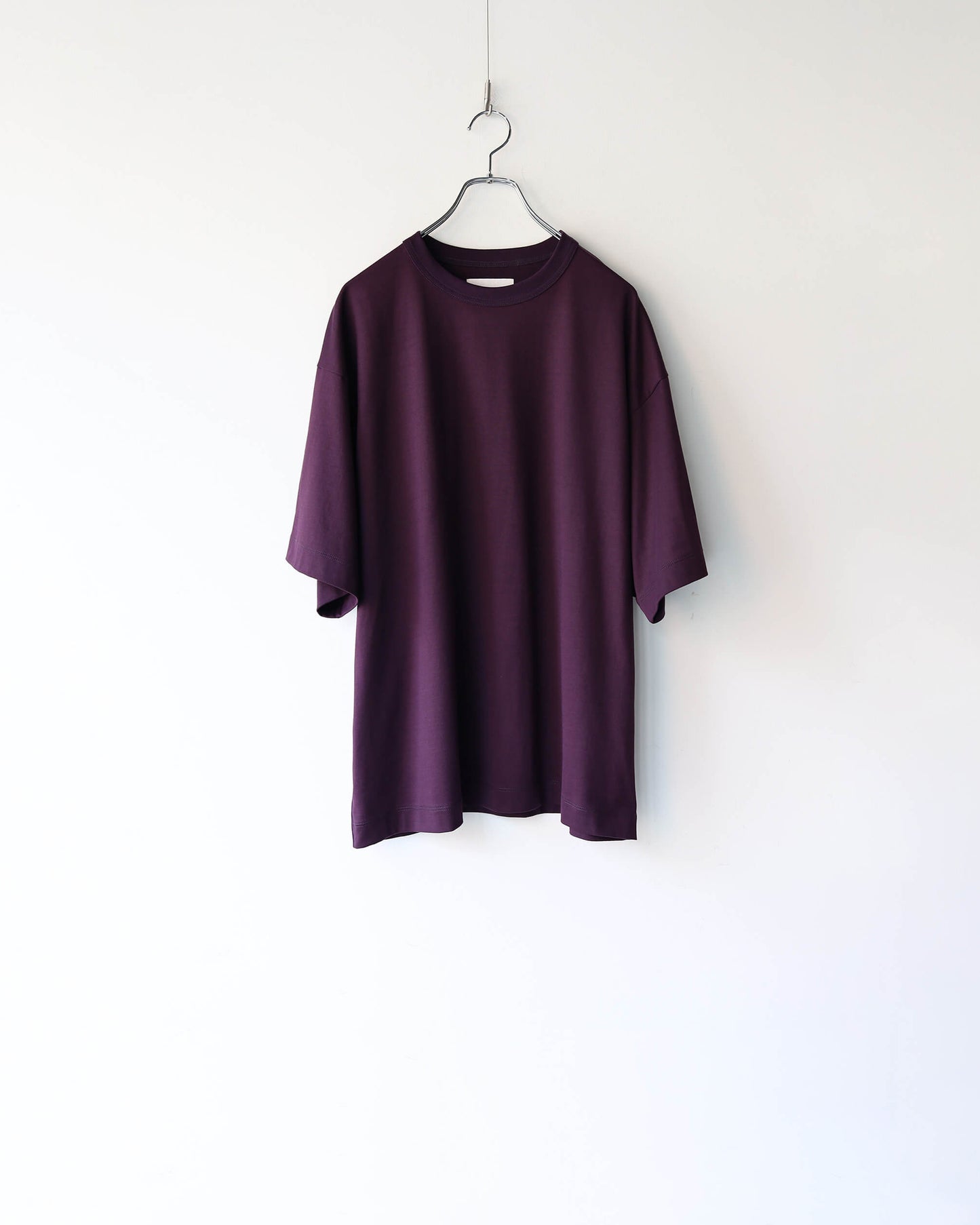COMFORT FIT Tee ORGANIC GIZA 60/3 SURVIVAL KNIT PURPLE"
