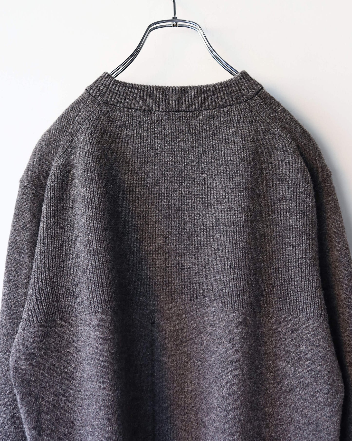 CHUNKY WOOL / KNIT CREW "GREY"