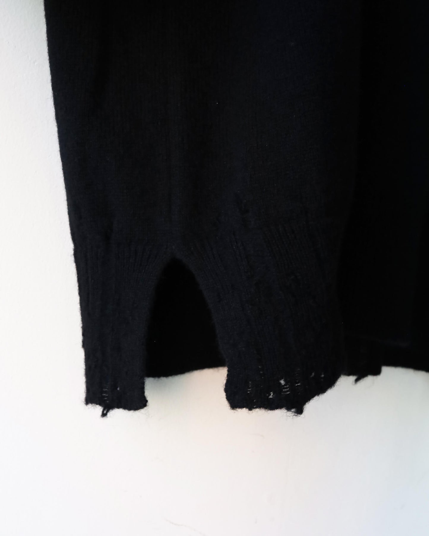 CHUNKY WOOL / KNIT CREW "BLACK"