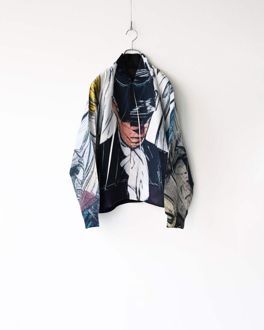 REVERSIBLE TRANSFER BLOUSON "PRINT"