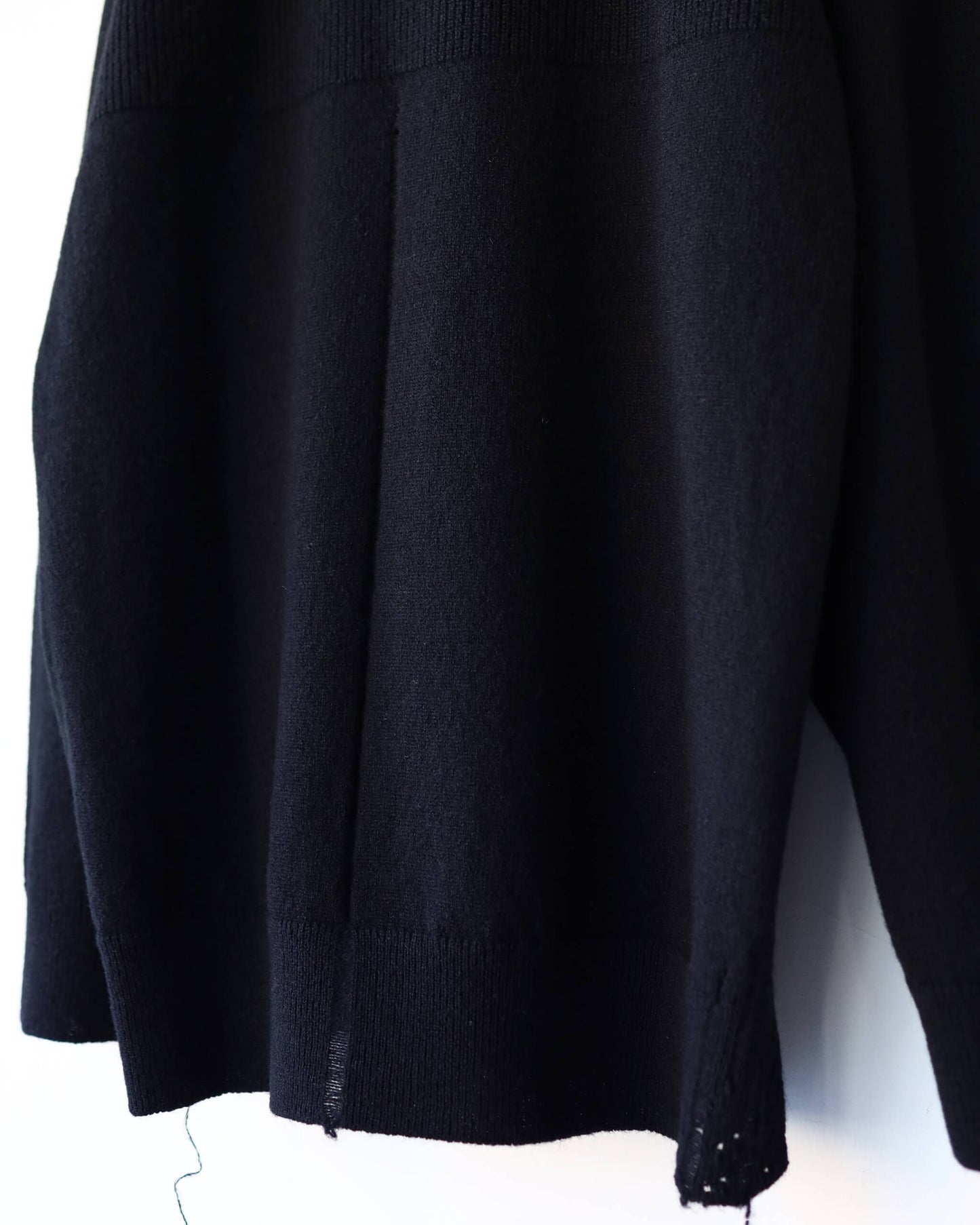 CHUNKY WOOL / KNIT CREW "BLACK"