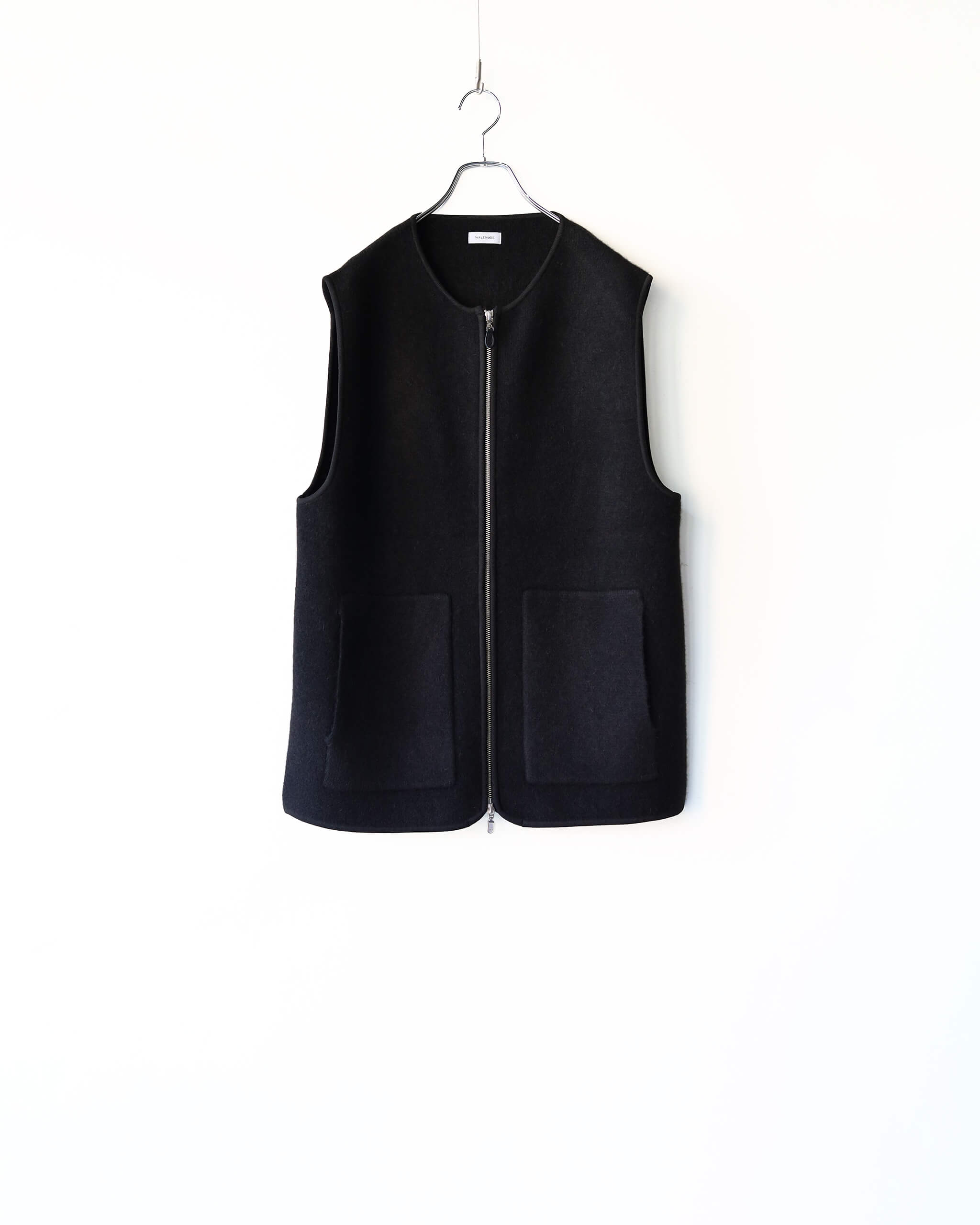 トップス Walenode 24AW Innocent Yak Zip Up Vest WALENODE innocent YAK Zip up vest | MusterWerk