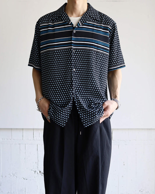 OPEN COLLAR SHIRT "PATTERN"