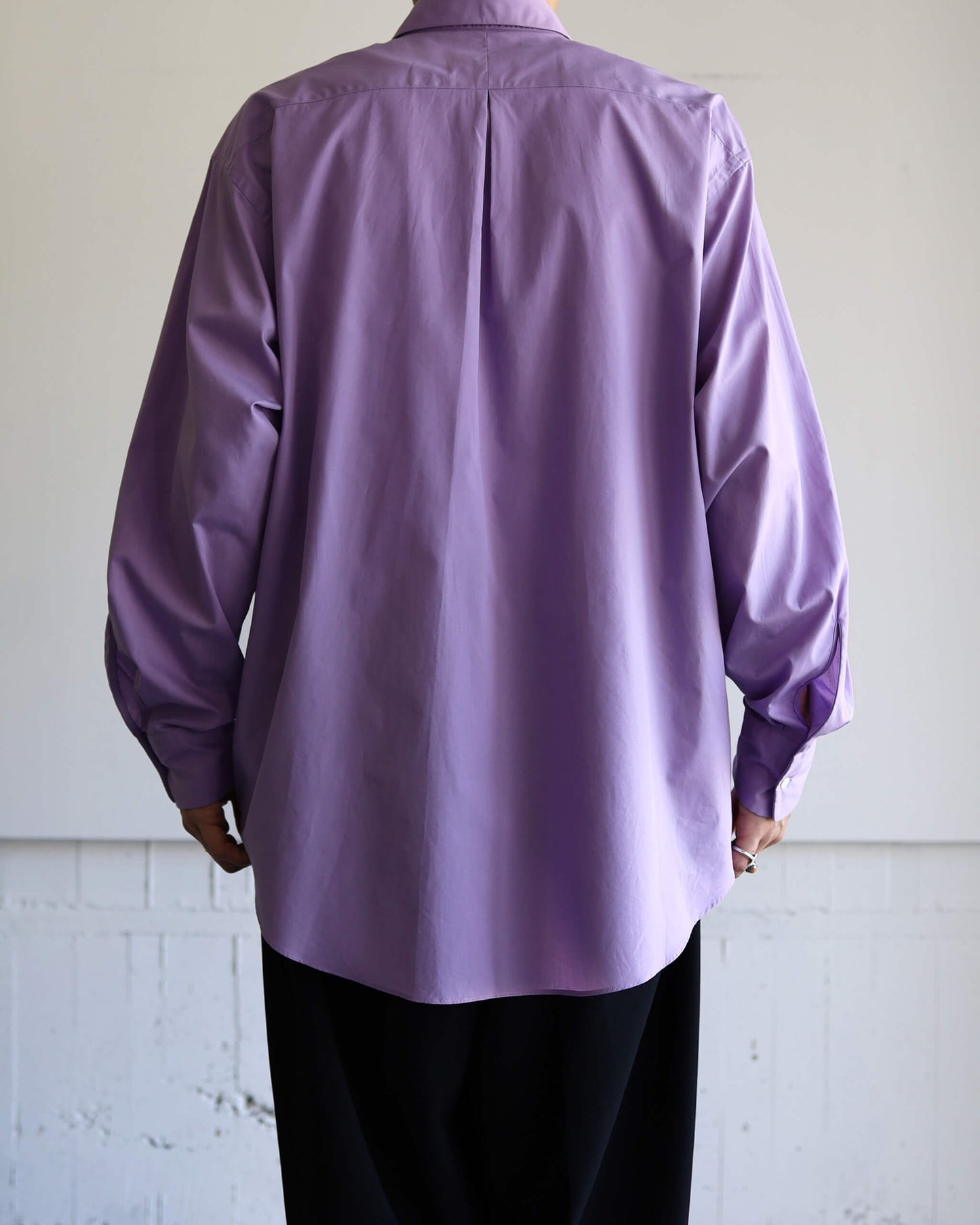 COMFORT FIT SHIRT PERUVIAN PIMA POPLIN "LAVENDER"