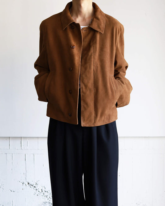 ST LEATHER JACKET "BROWN"