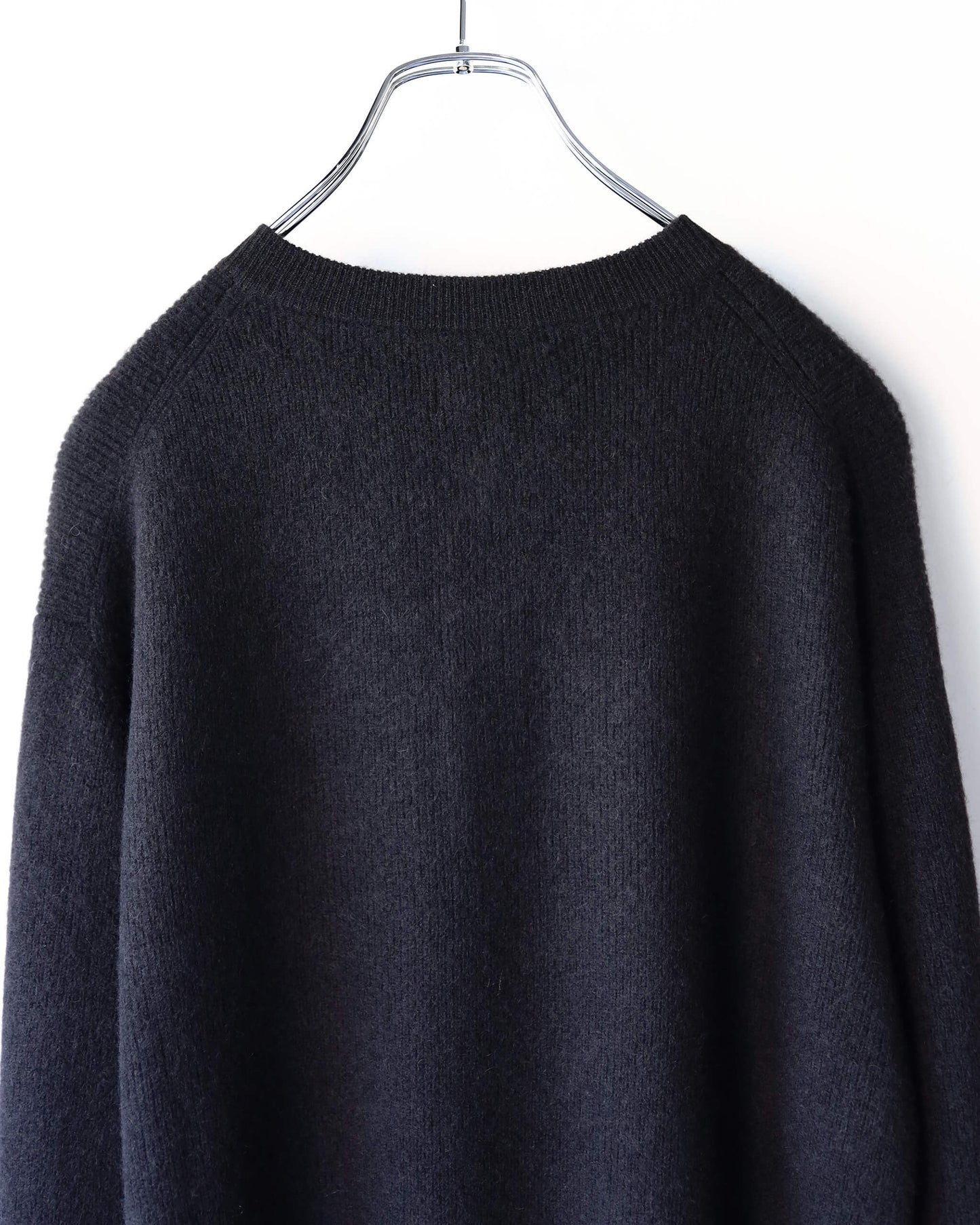 Innocent YAK Henley-neck sweater "Black"