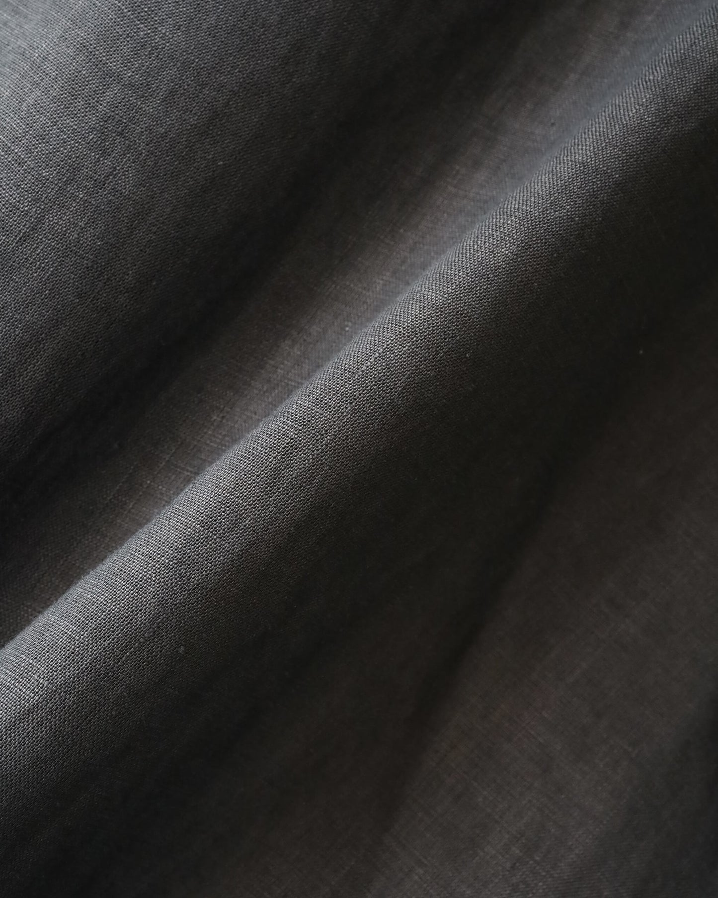 SHIRT JACKET HEMP SHIRTING "BLACK"