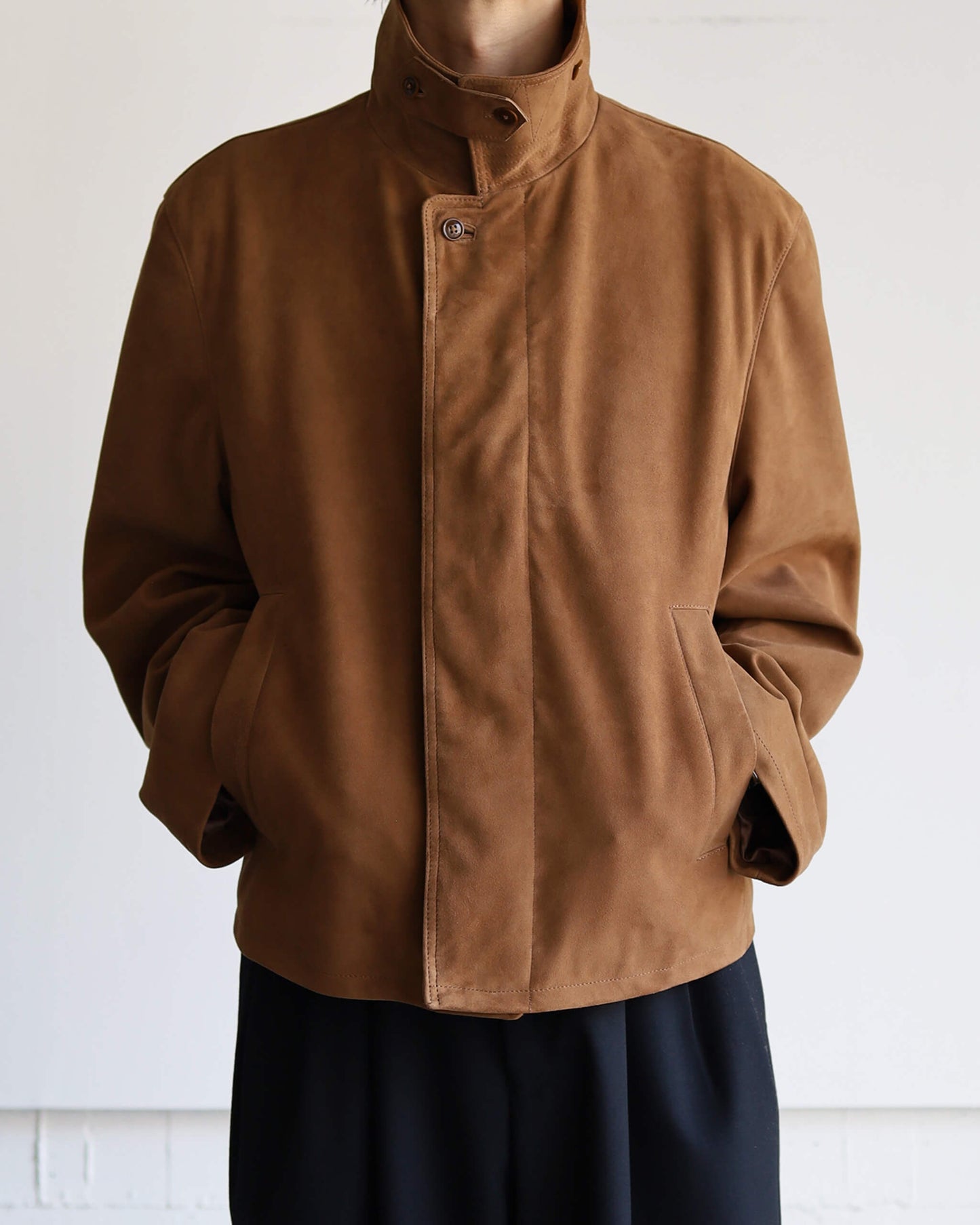 ST LEATHER JACKET "BROWN"