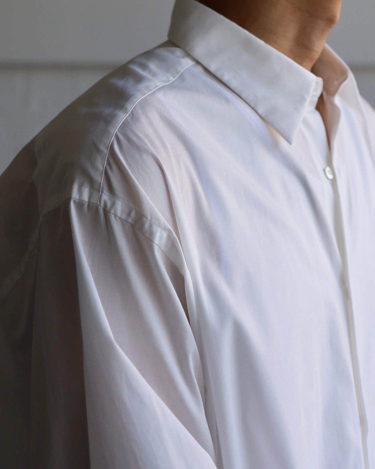 COMFORT FIT SHIRT PERUVIAN PIMA POPLIN "WHITE"