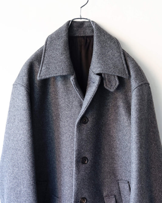 LONG REACH SOUTIEN COLLAR COAT "GRAY"