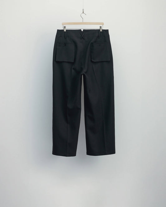 dokan wide slacks "kuro"