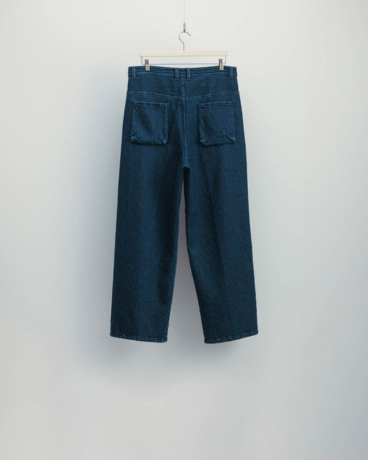 dokan wide denim "indigo"