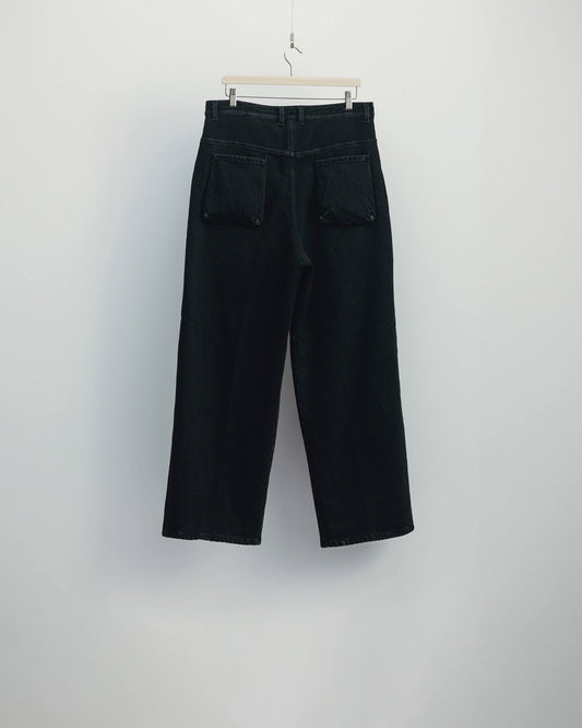 dokan wide denim "kuro"